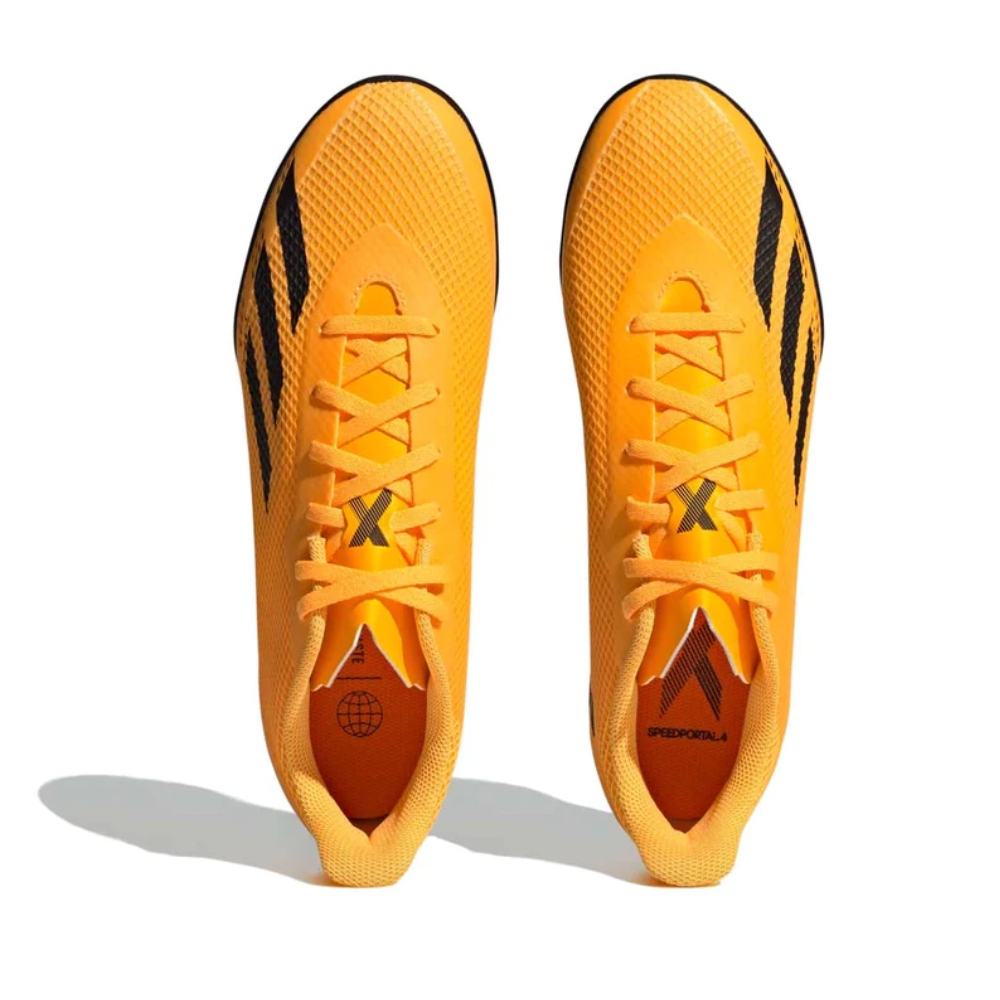 Tenis Adidas de futbol X Speedportal.4 Tf en amarillo gz2444