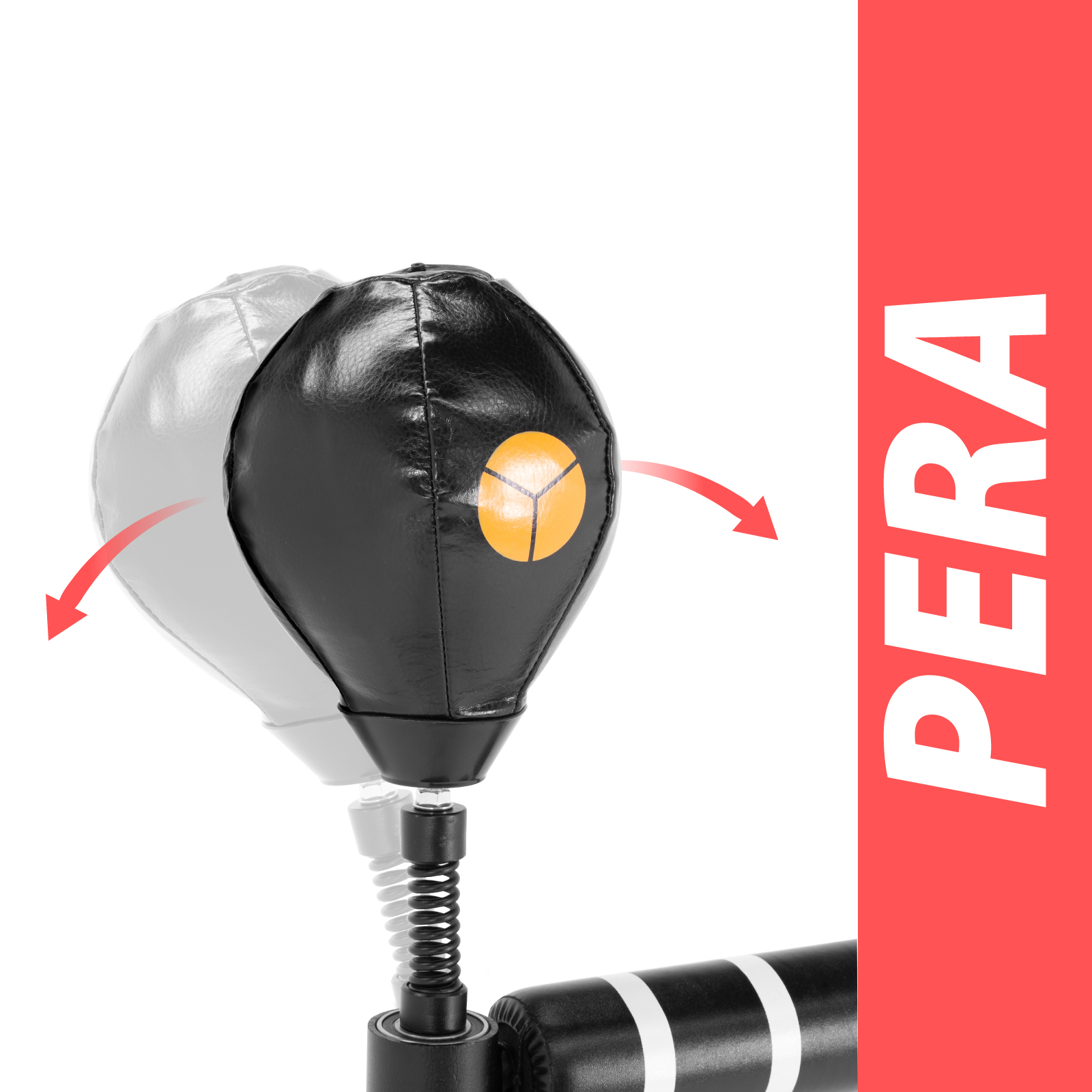 Costal de Box Altera con Barra De Reflejos Giratoria y Pera De Velocidad para Adultos y Niños