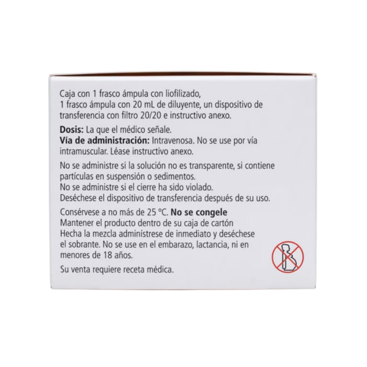 Complejo de Protrombina Humana 500 UI Frasco Ámpula Caja C/1 (CONFIDEX) - Médica Depot