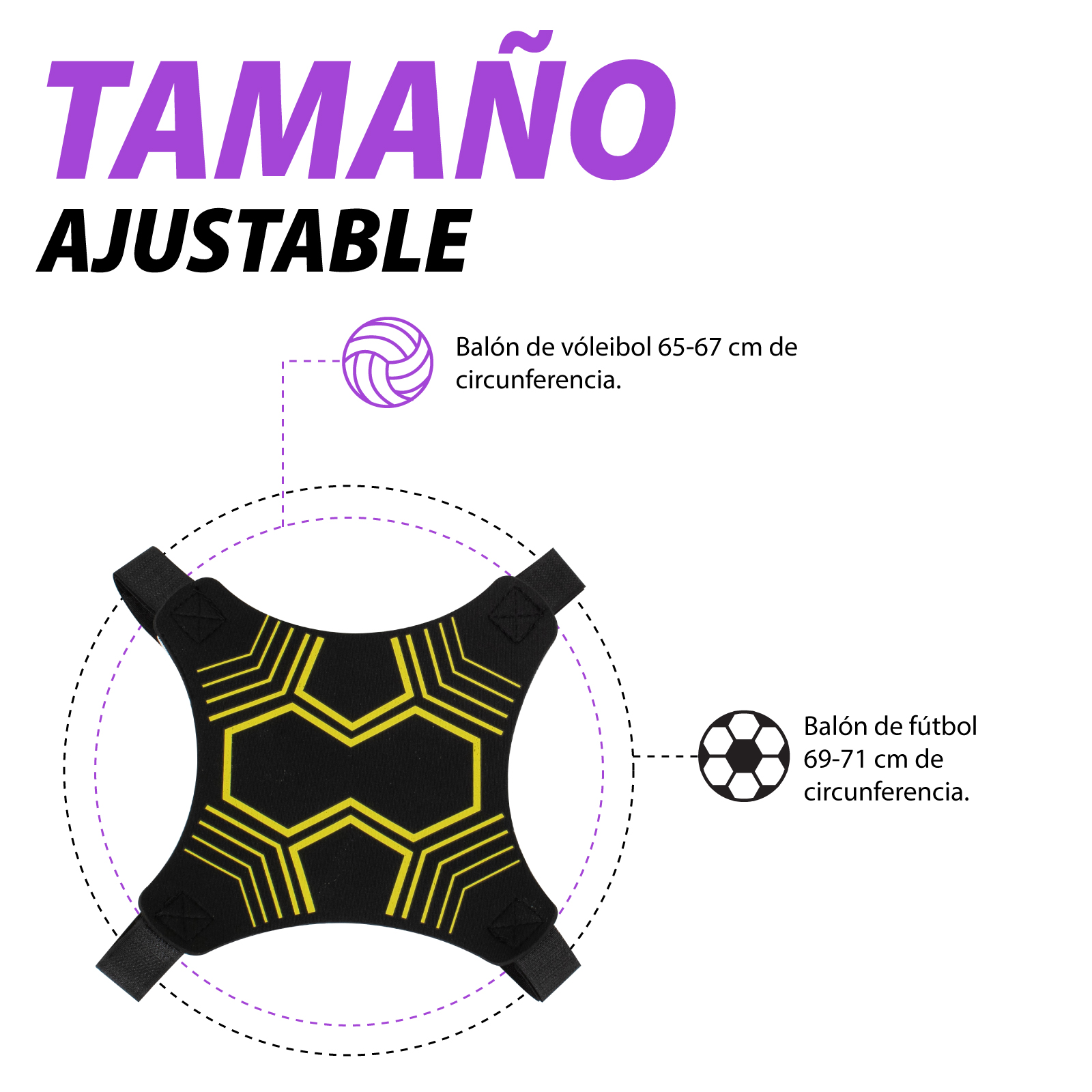 Cinturón de Entrenamiento de Fútbol Altera, Cinturón de Balón Ajustable para Niños y Adultos