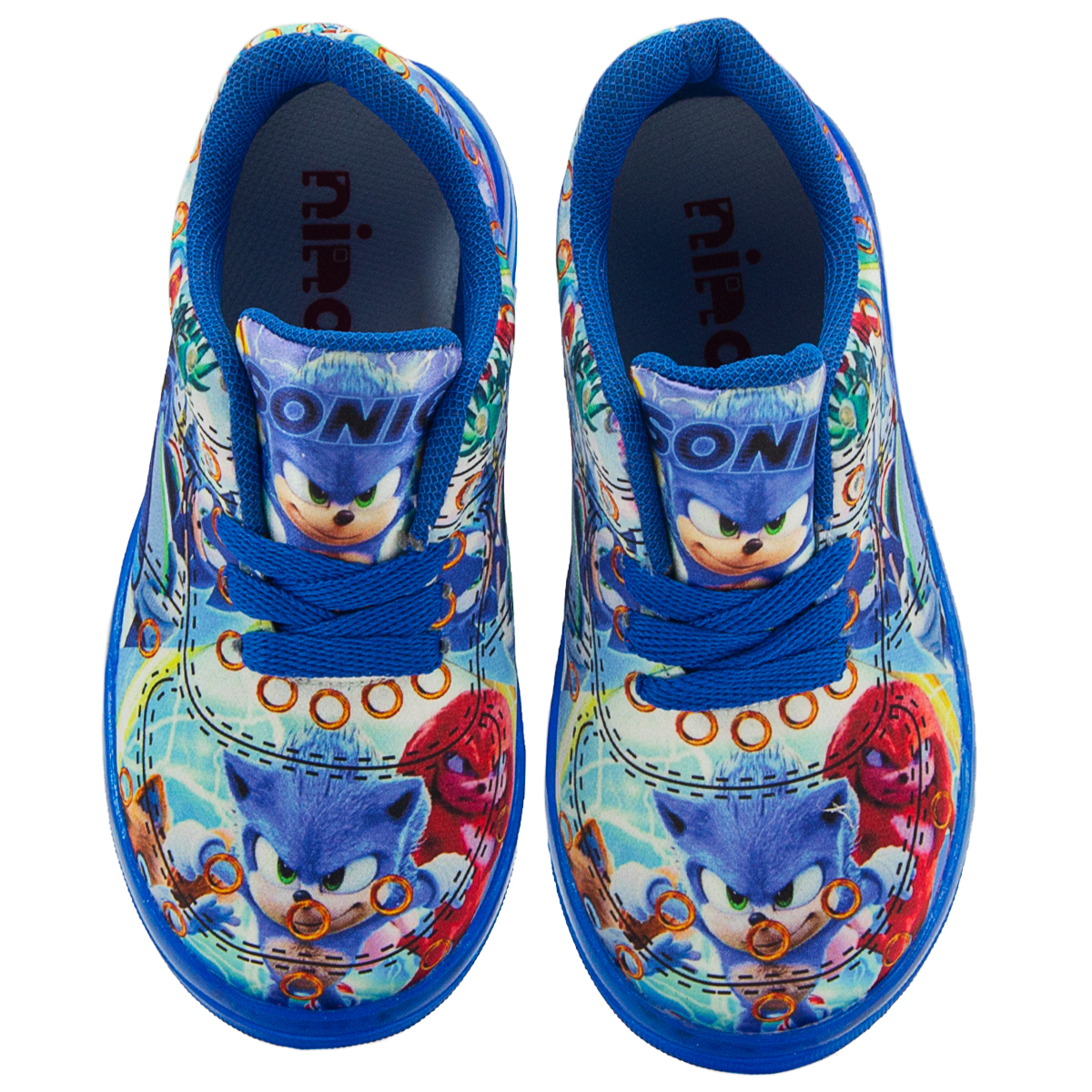 Tenis Luces Led Sonic The Hedgehog Sneakers Para Niño