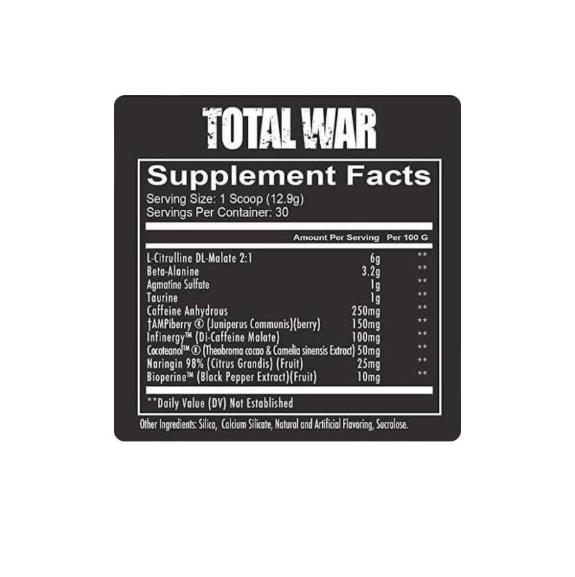 Total War Pre Entreno (30 serv) Sabor sandia