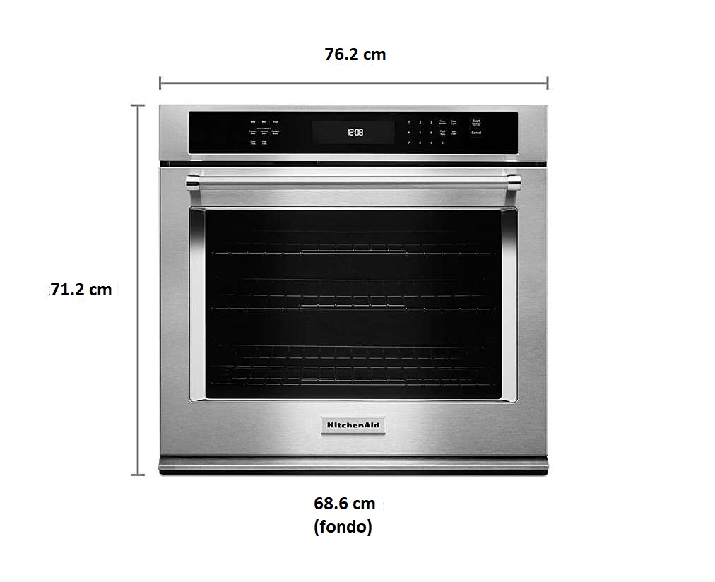 Horno Eléctrico Empotre KitchenAid KOSE500ESS 76 Cm Acero Inoxidable