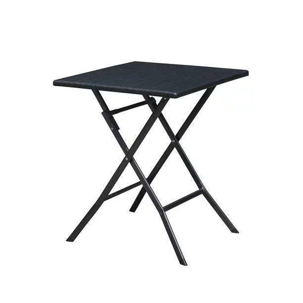Set de jardin 3 piezas Bistro Plegable Mainstays negro