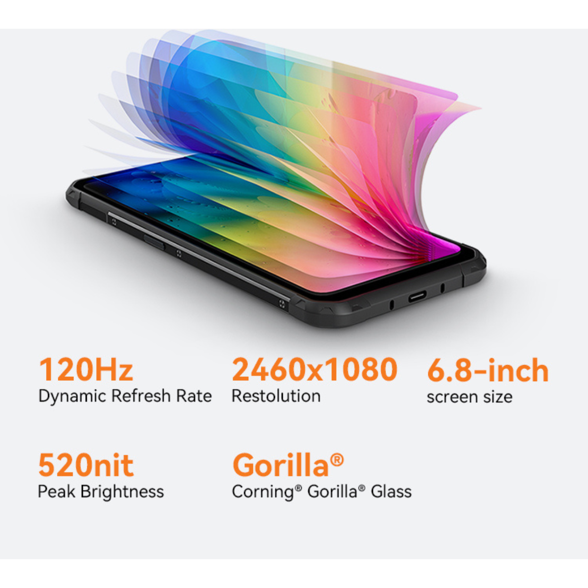 IIIF150 Air1 Ultra+, 24GB, 12+12GB RAM Extendida, 256GB ROM, 120Hz, Telefono resistente