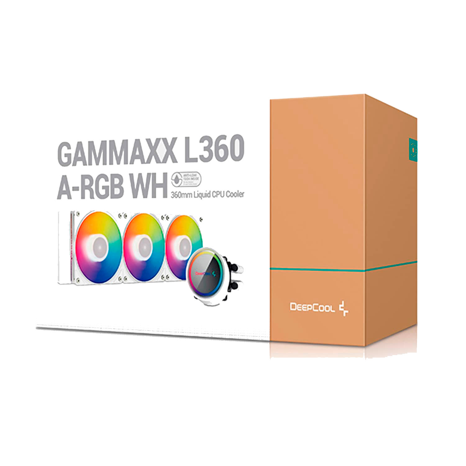 Enfriamiento Deepcool Gammaxx L360 Wh Argb Blanco Am4 Lga1700 360Mm Dp-H12Cf-Gl360-Argb-Wh