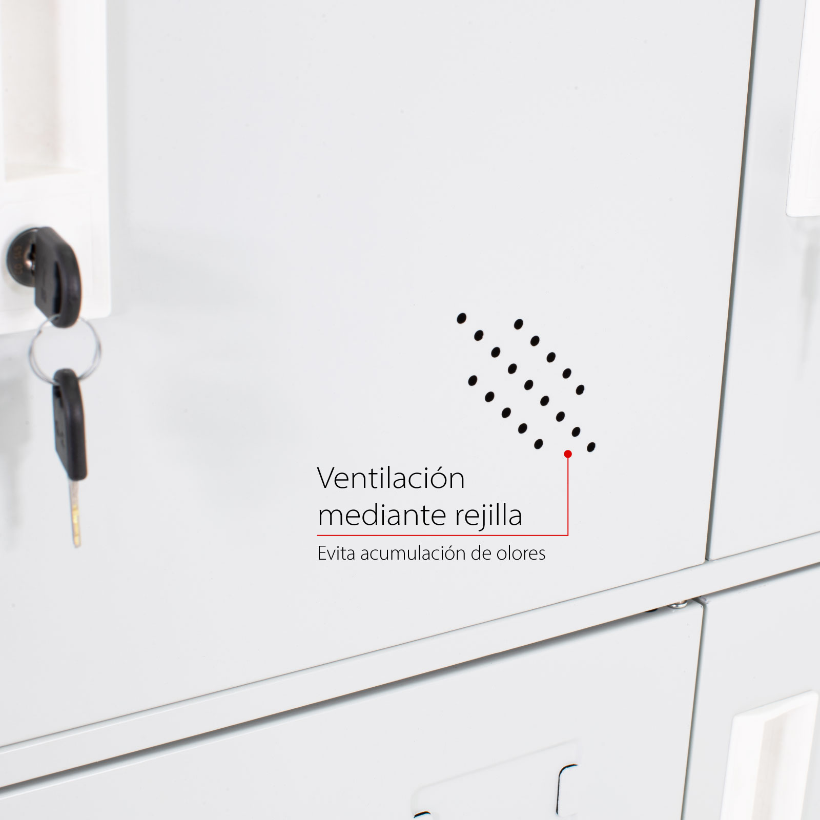 Locker Metalico Guardex 9 Puertas Casilleros de Almacenamiento 180 cm con Llave