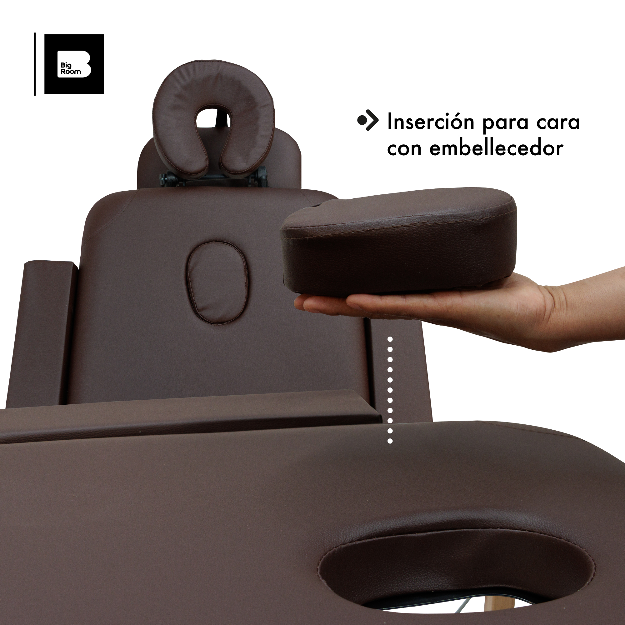 Camilla Para Masajes Mesa Cama Tatuar Portatil 250 Kilos Café