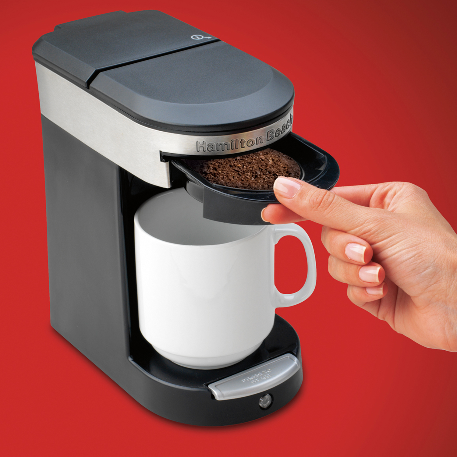 Cafetera Personal Hamilton Beach 49970-mx 1 Taza Filtro Fijo