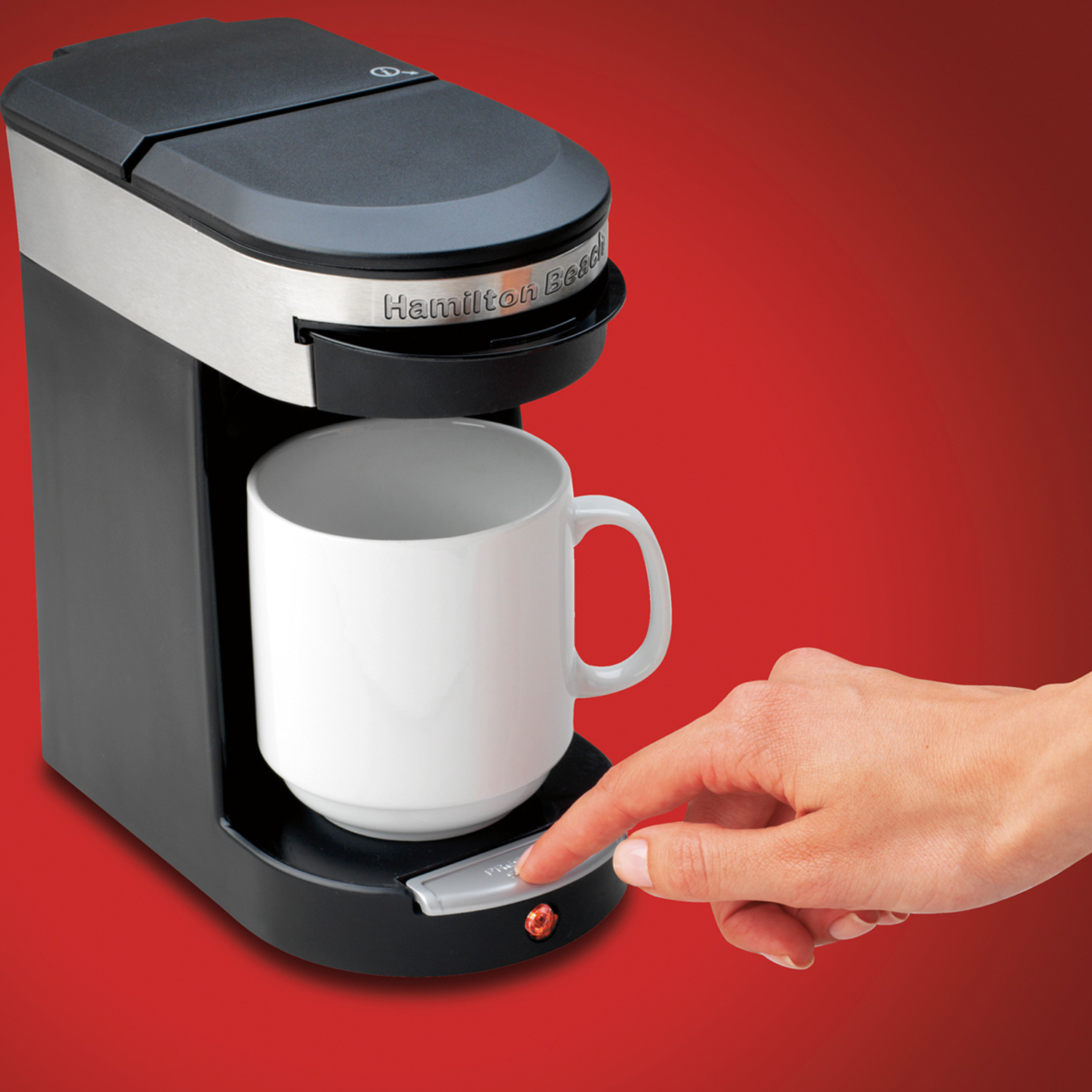 Cafetera Personal Hamilton Beach 49970-mx 1 Taza Filtro Fijo