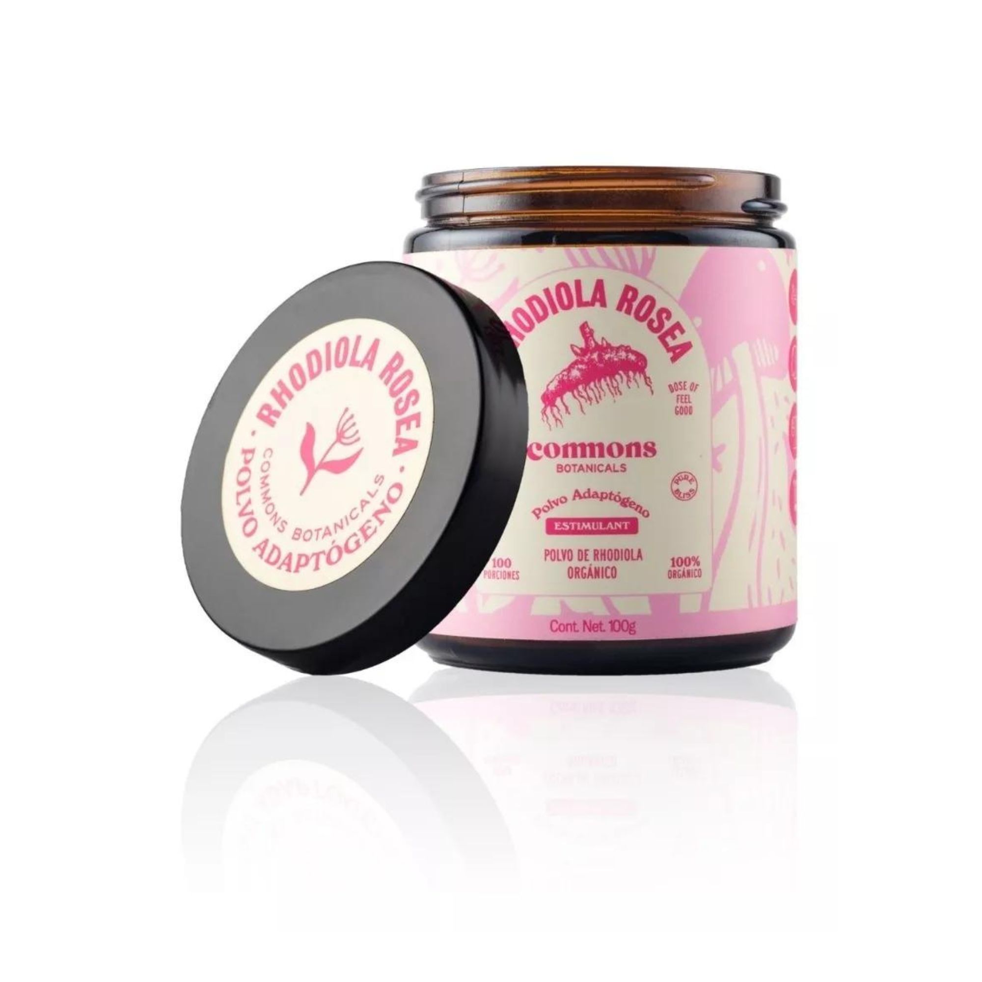 Rhodiola Rosea Adaptógeno 100g Commons Polvo 100% Orgánico