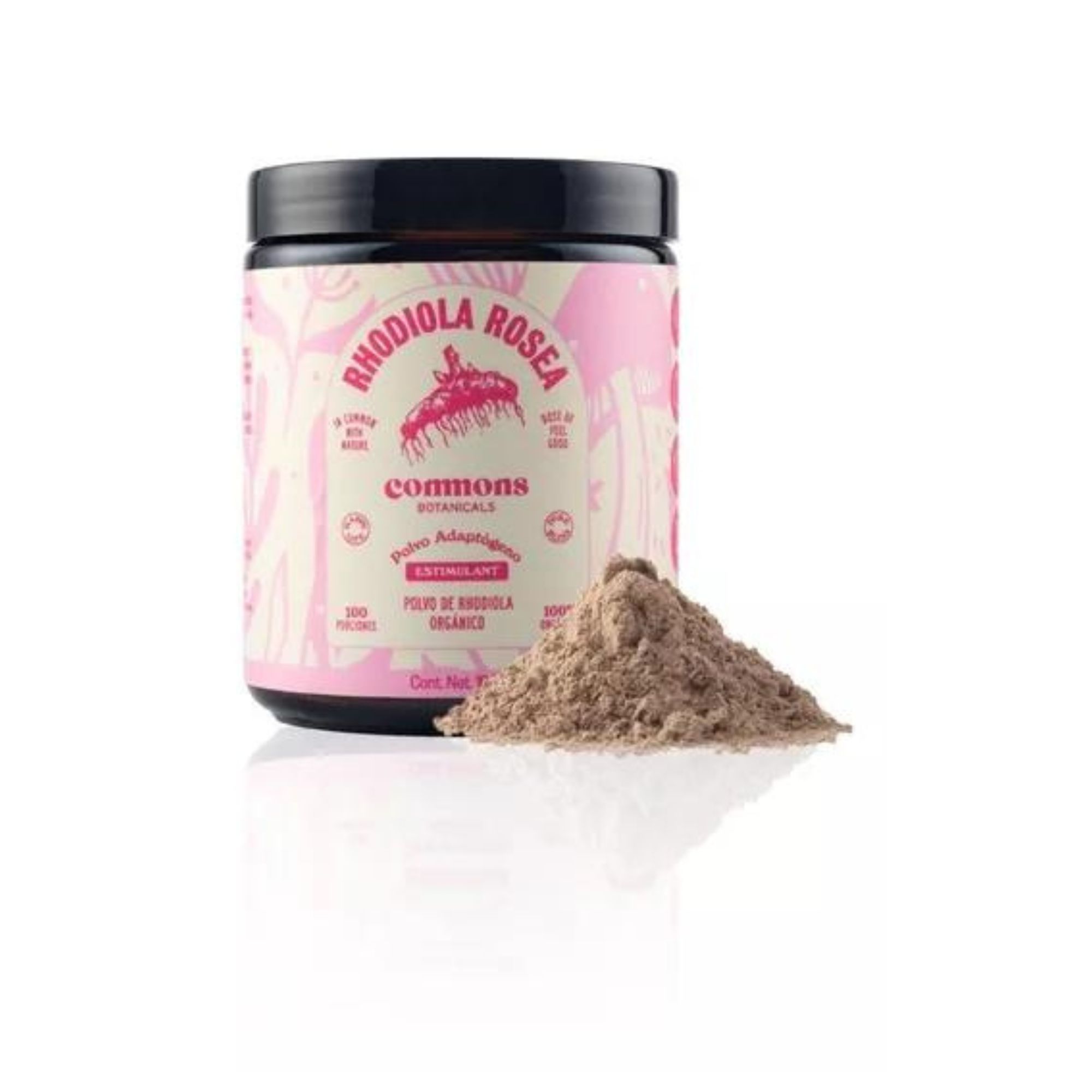 Rhodiola Rosea Adaptógeno 100g Commons Polvo 100% Orgánico