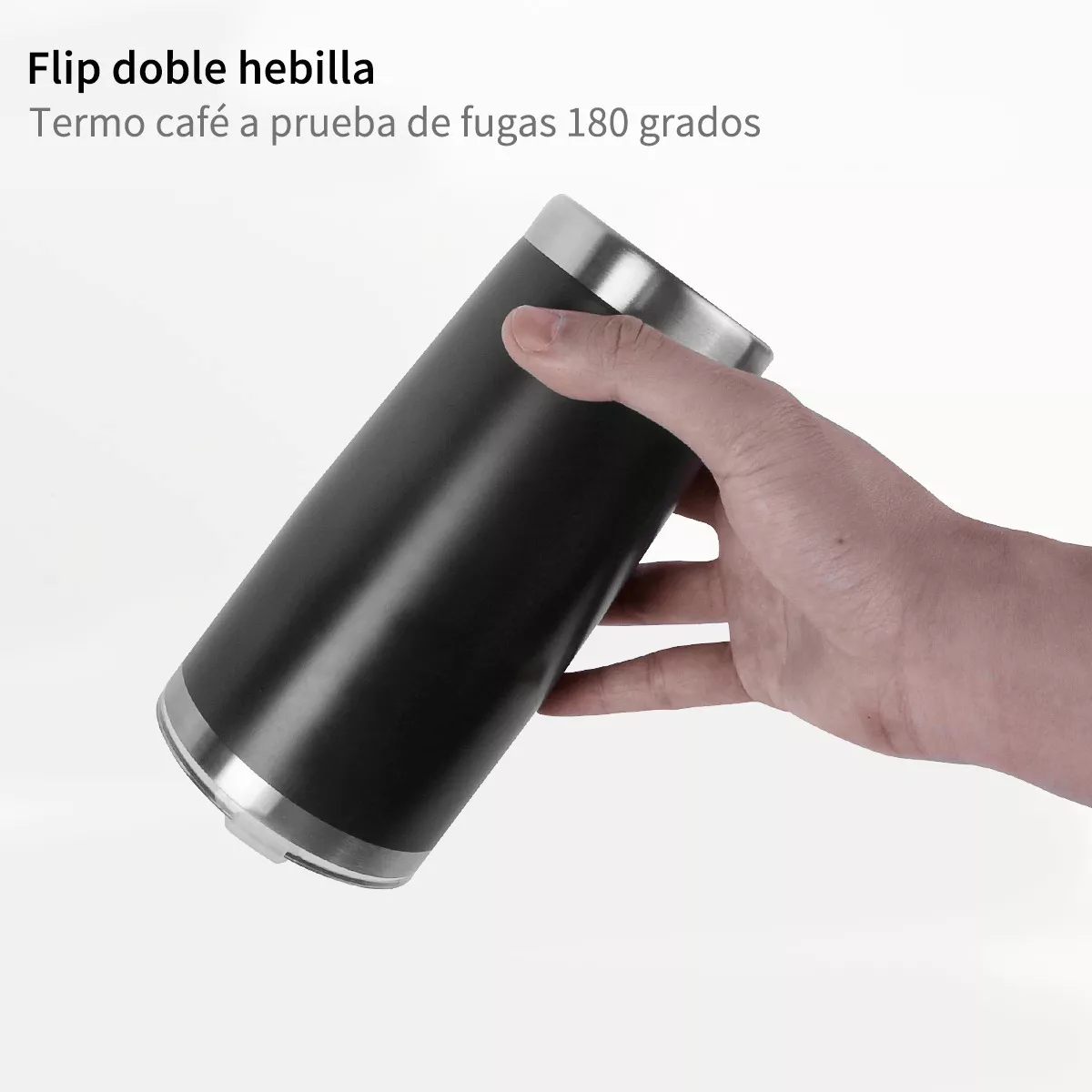 Termo De Acero Inoxidable 20oz Negro