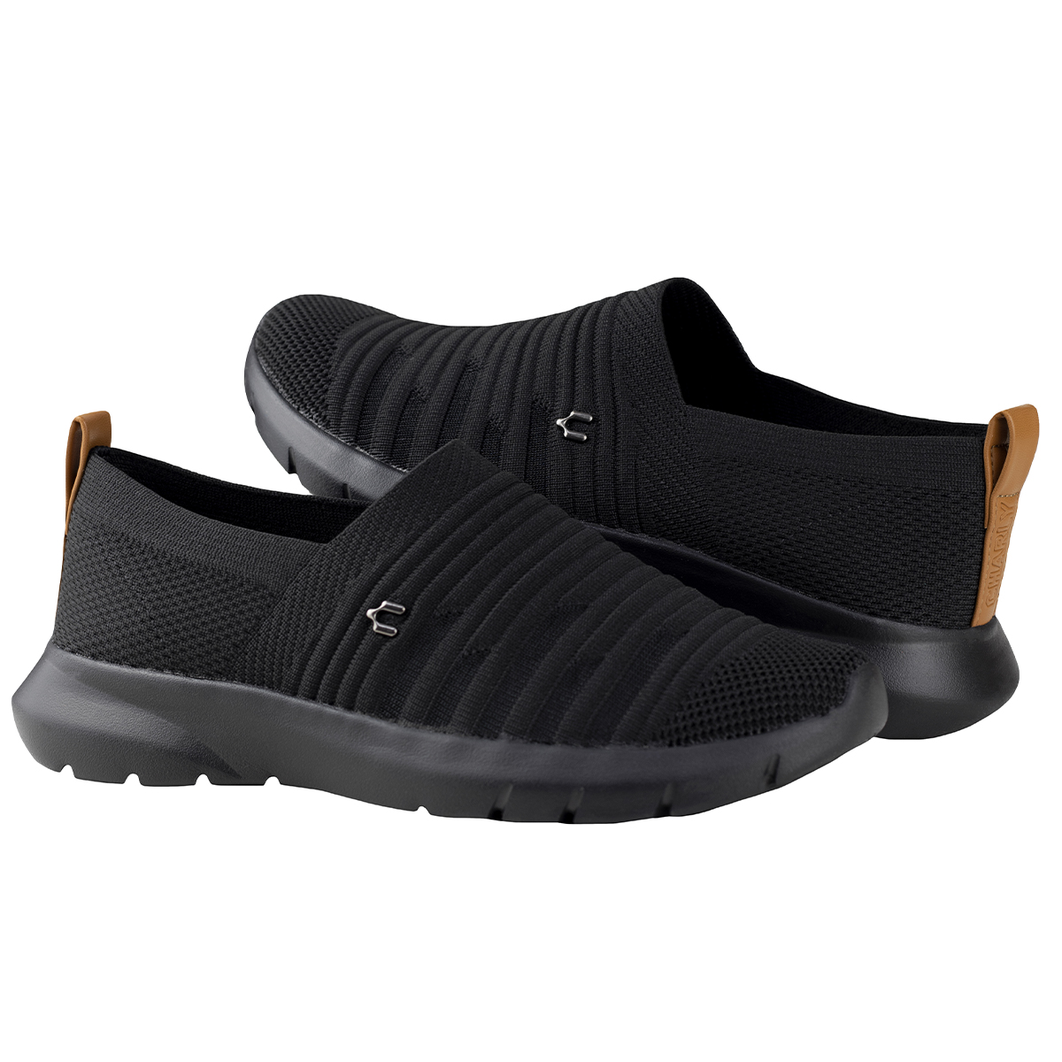 Tenis Negro Mujer Charly 1059282 Negro Meera Tejido Clasicos