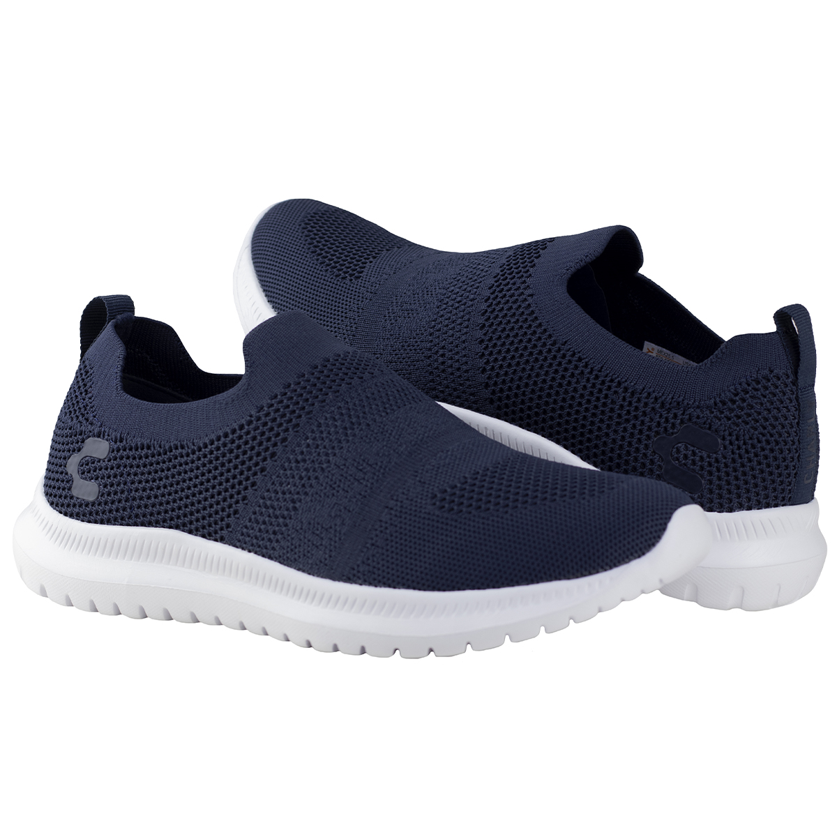 Tenis De Calcetin Charly Relax Hombre 1086364 Marino Blanco