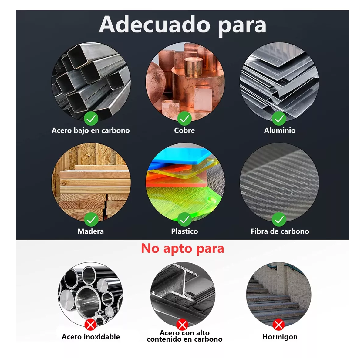 Juego De Brocas Puntas Para Taladro, 100pcs Acero+aluminio