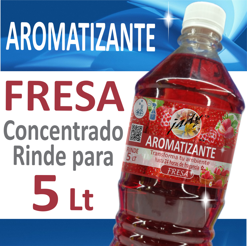 Aromatizante para casa Fresa Concentrado para 5 litros PLim50
