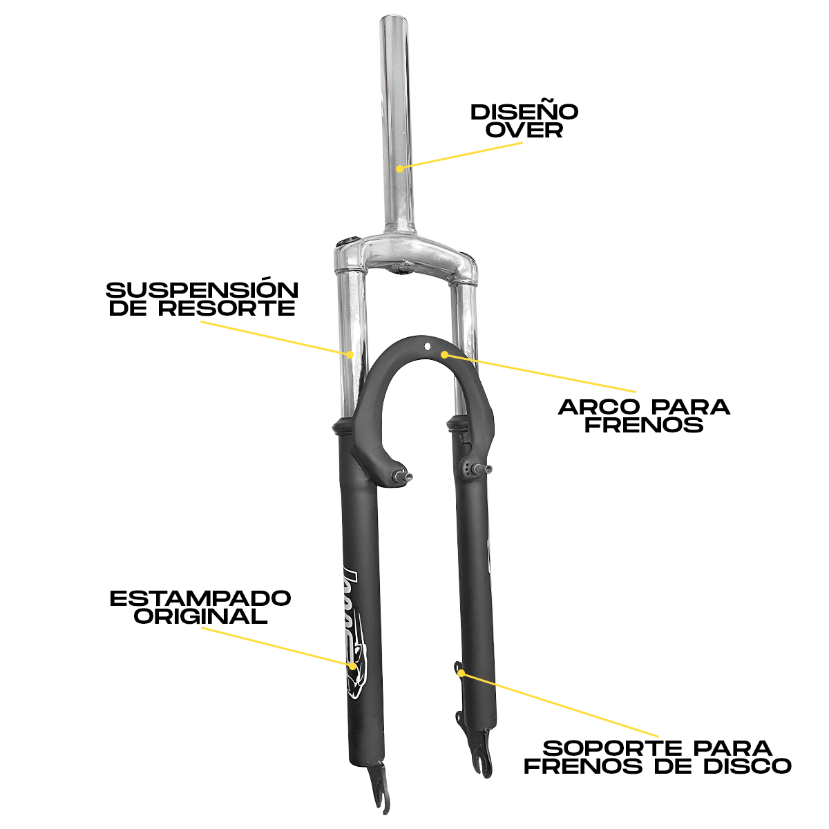 Tijera Bicicleta Horquilla Rodado 29 Suspensión 28.6 Over