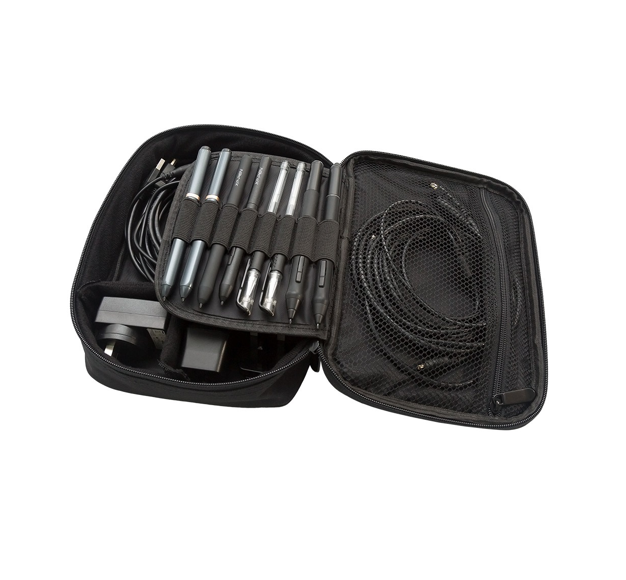 ESTUCHE PORTATIL PARA CABLES Y ACCESORIOS XP-PEN AC20 COLOR NEGRO