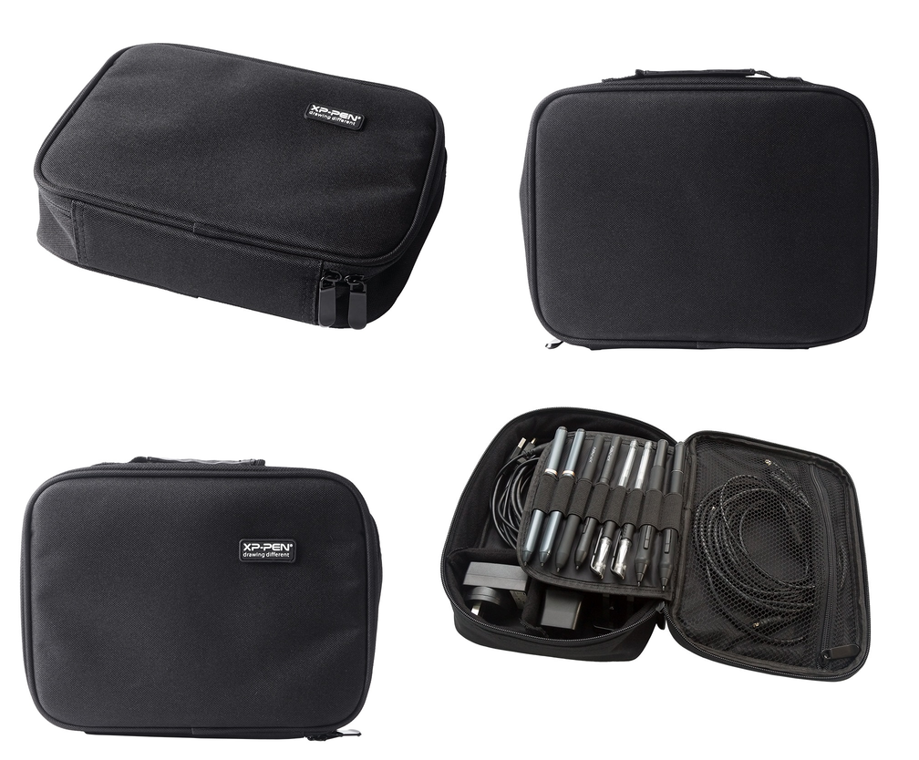 ESTUCHE PORTATIL PARA CABLES Y ACCESORIOS XP-PEN AC20 COLOR NEGRO