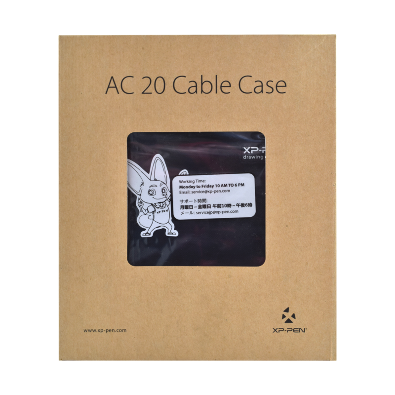 ESTUCHE PORTATIL PARA CABLES Y ACCESORIOS XP-PEN AC20 COLOR NEGRO