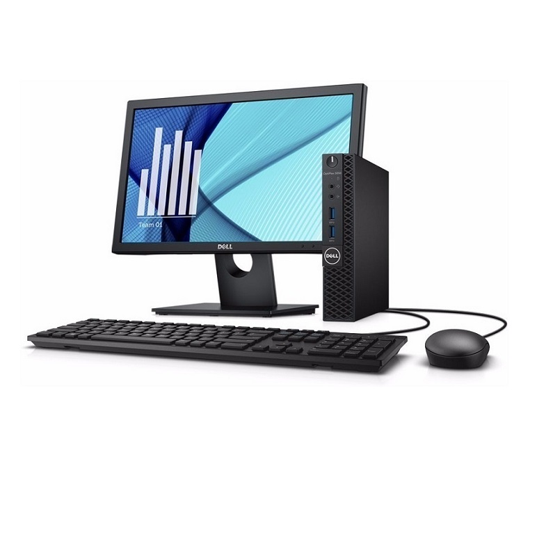 PC DELL OptiPlex 7060 MINI Intel Core i5-8a - 8GB RAM - 1TB HDD - MONITOR 19", EQUIPO CLASE A, REACONDICIONADO