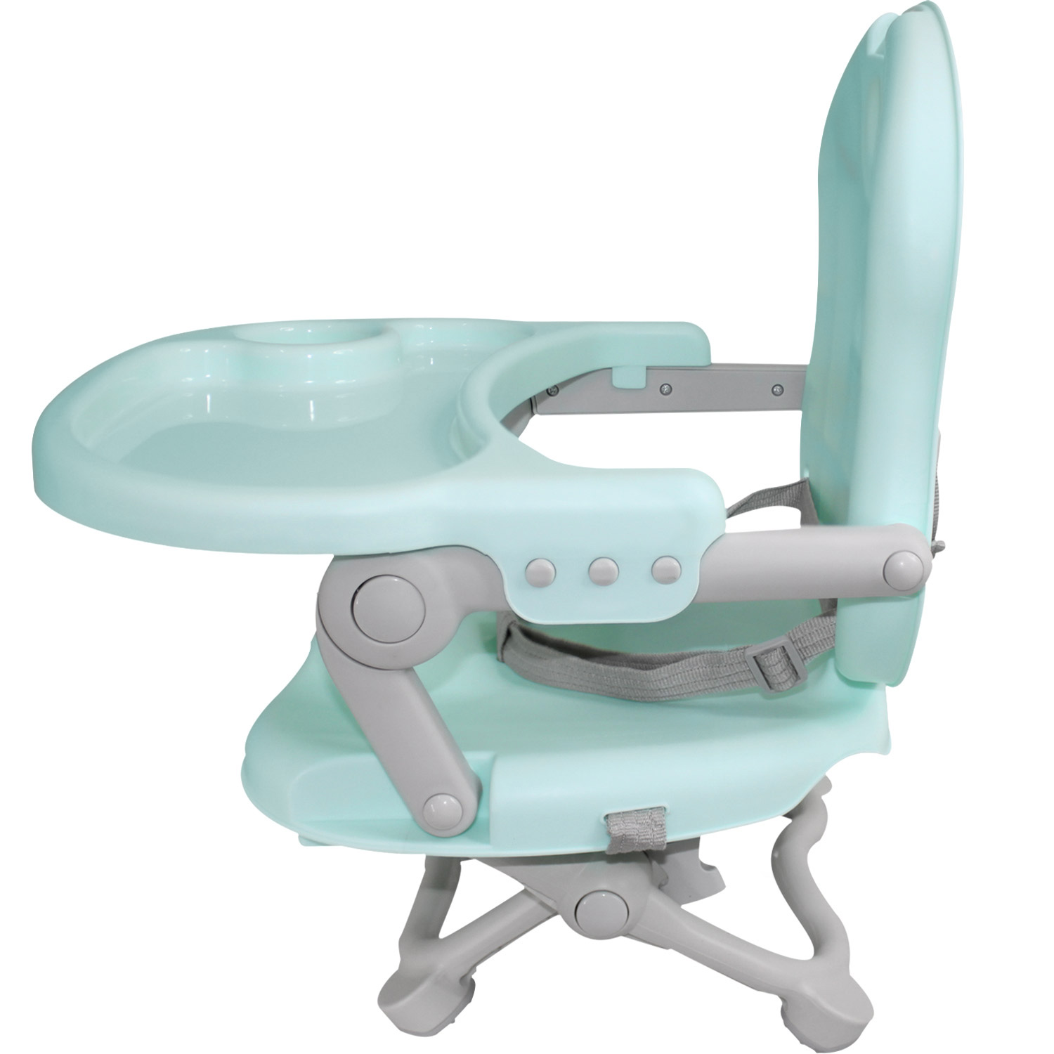 Silla Periquera Bebe Portatil Plegable Asiento Con Charola Menta