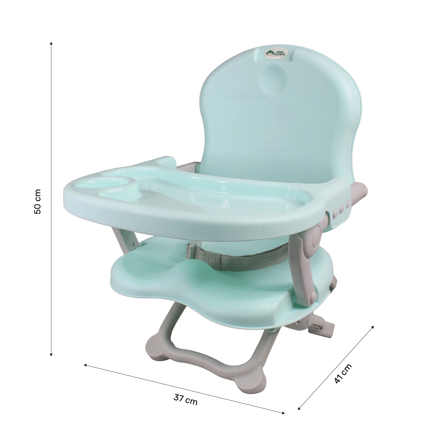 Silla Periquera Bebe Portatil Plegable Asiento Con Charola Menta