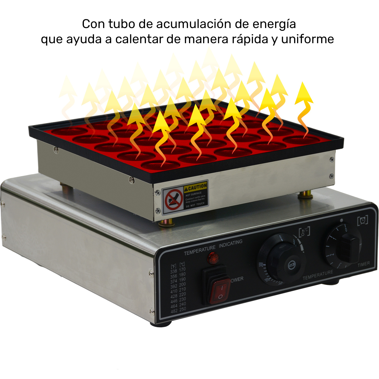 Maquina Electrica Industrial Comercial Mini Hotcakes 25pz