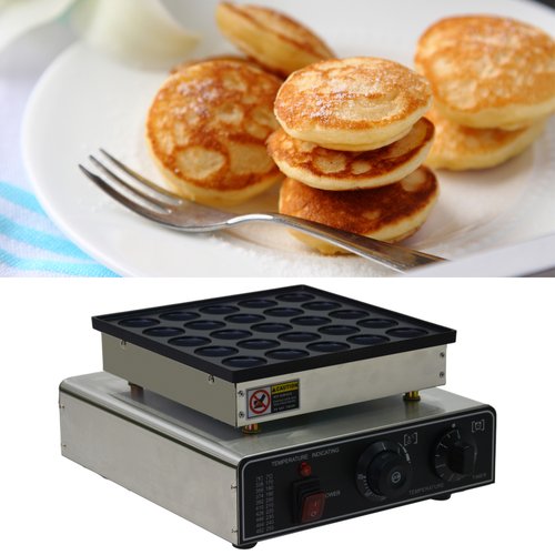Maquina Eléctrica Industrial Comercial Mini Hotcakes Pancake Color Blanco