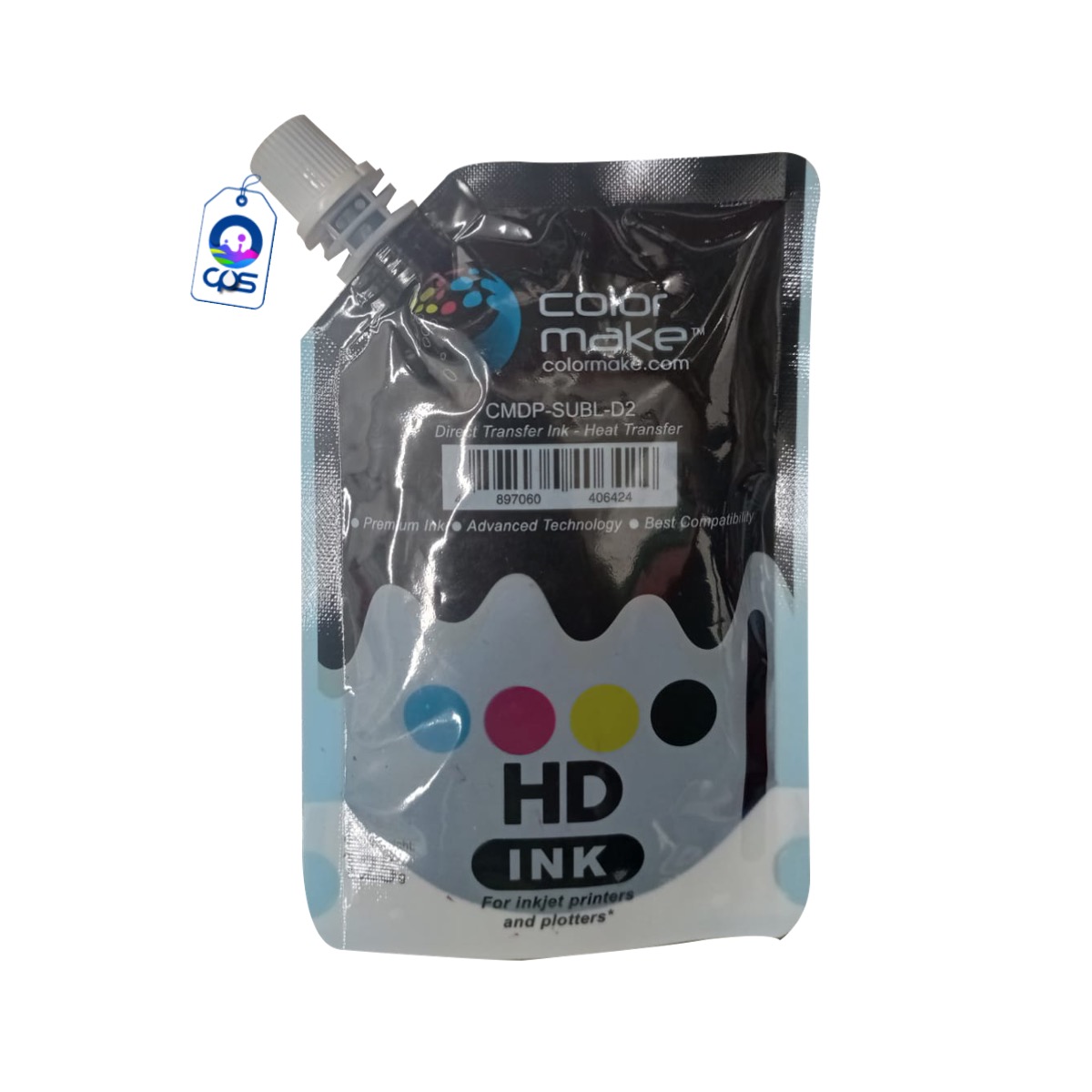 Tinta para Sublimación Color Make HD KIT 125 gr. (CMYK)