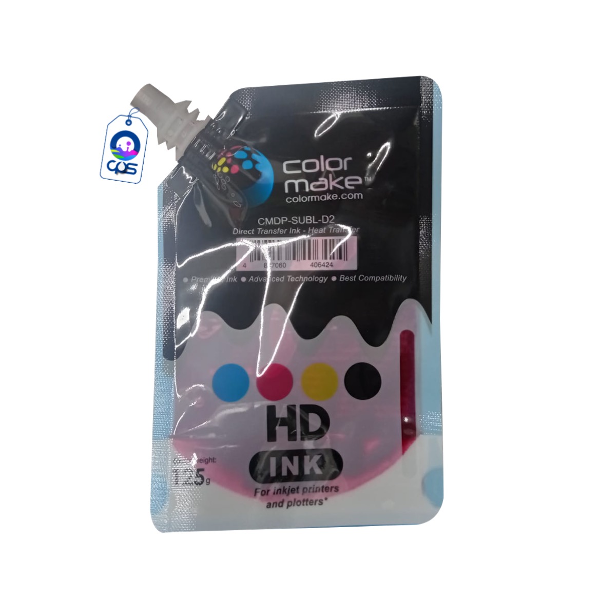 Tinta para Sublimación Color Make HD KIT 125 gr. (CMYK)