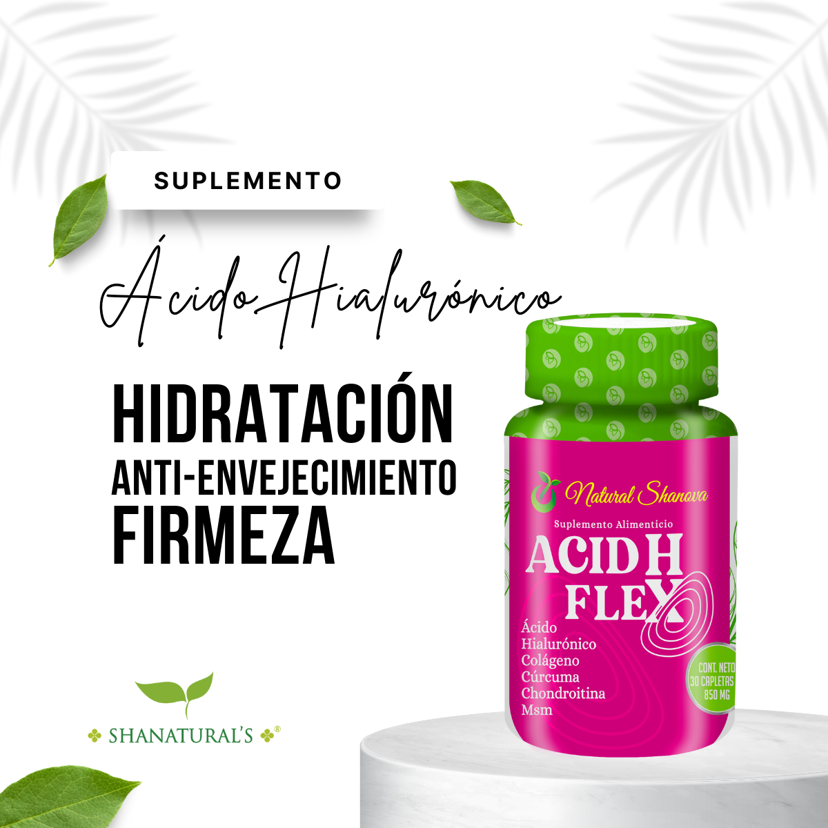 Acid H Flex 30 Tabletas Dains Nuts