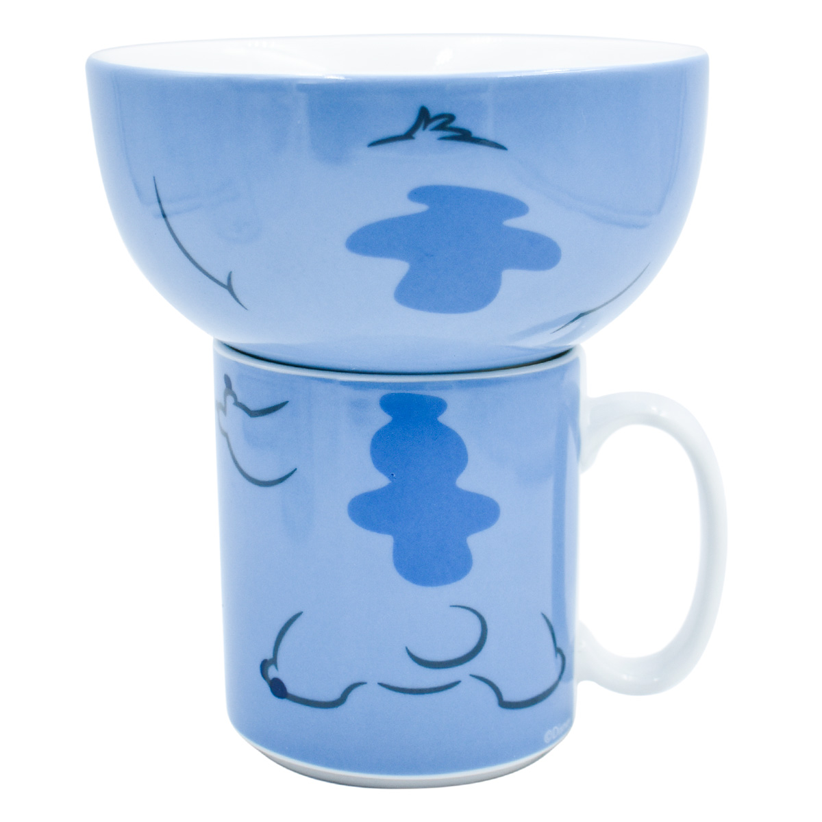 Fun Kids 1754-68 Set Juego Vajilla Porcelana Individual Disney Clasico Stitch 180ml