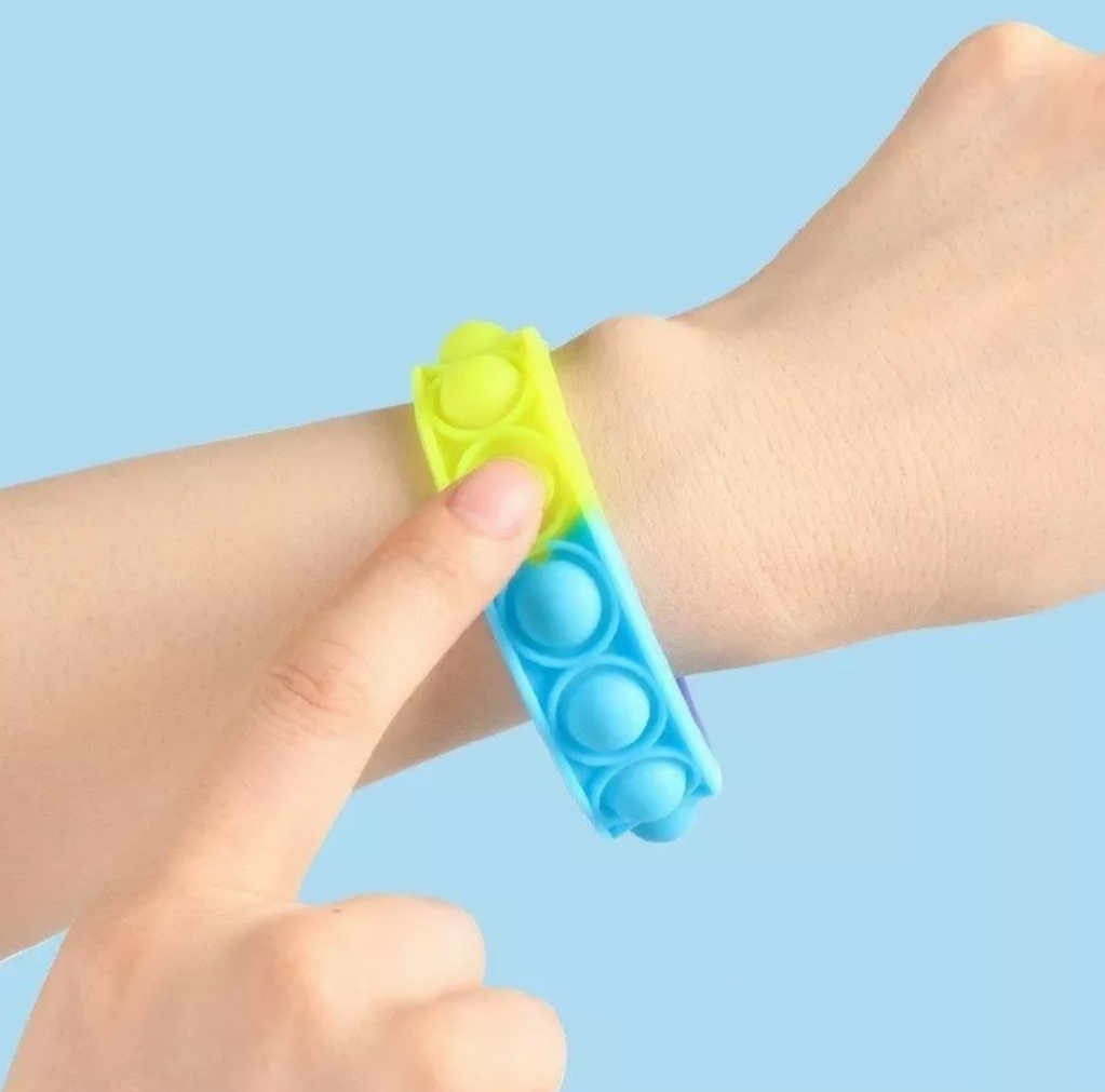 Pulsera Pop It Juguete Antiestrés Sensorial Infantil 10 piezas