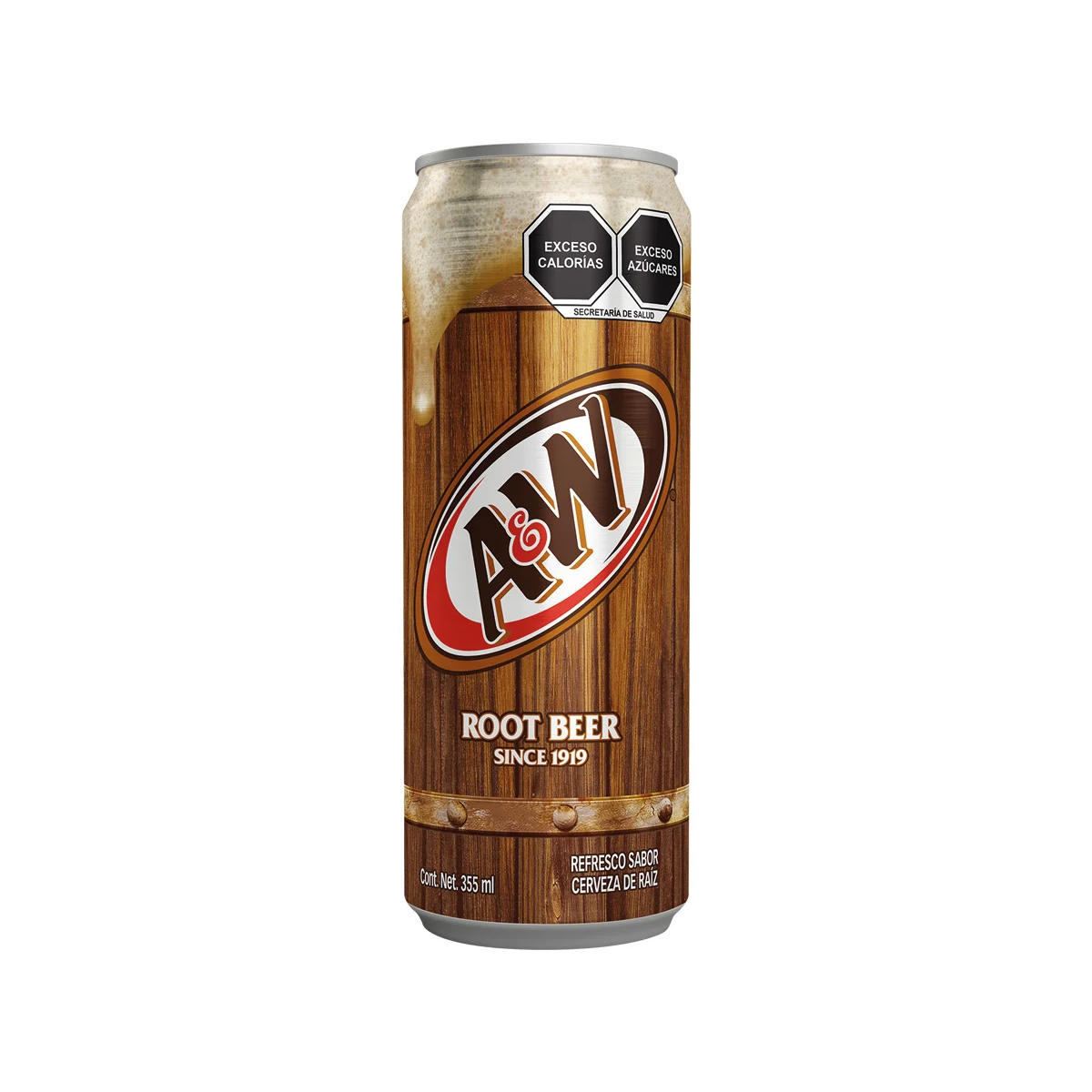 Cerveza De Raíz Root Beer Aw 12oz 12 Pz