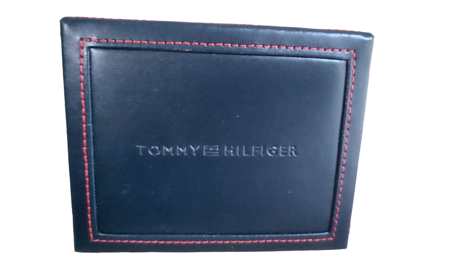 Elegante Cartera De Piel Tommy Hilfiger Original Caballero