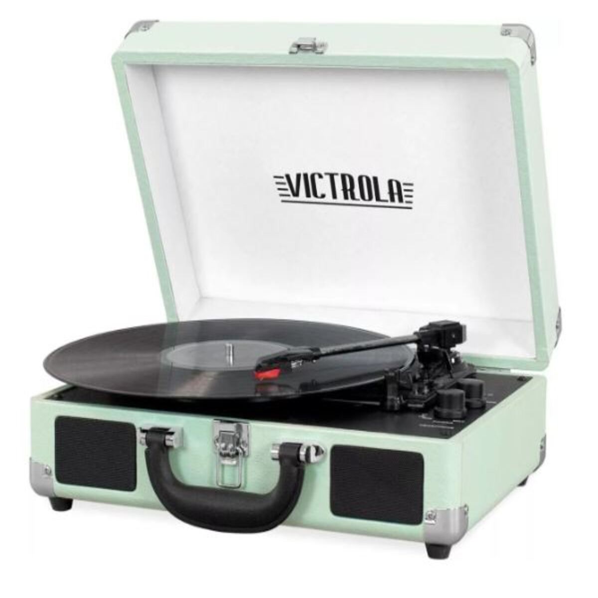 Victrola Portafolio Tocadiscos De Acetato Vintage Estilo Alta Calidad