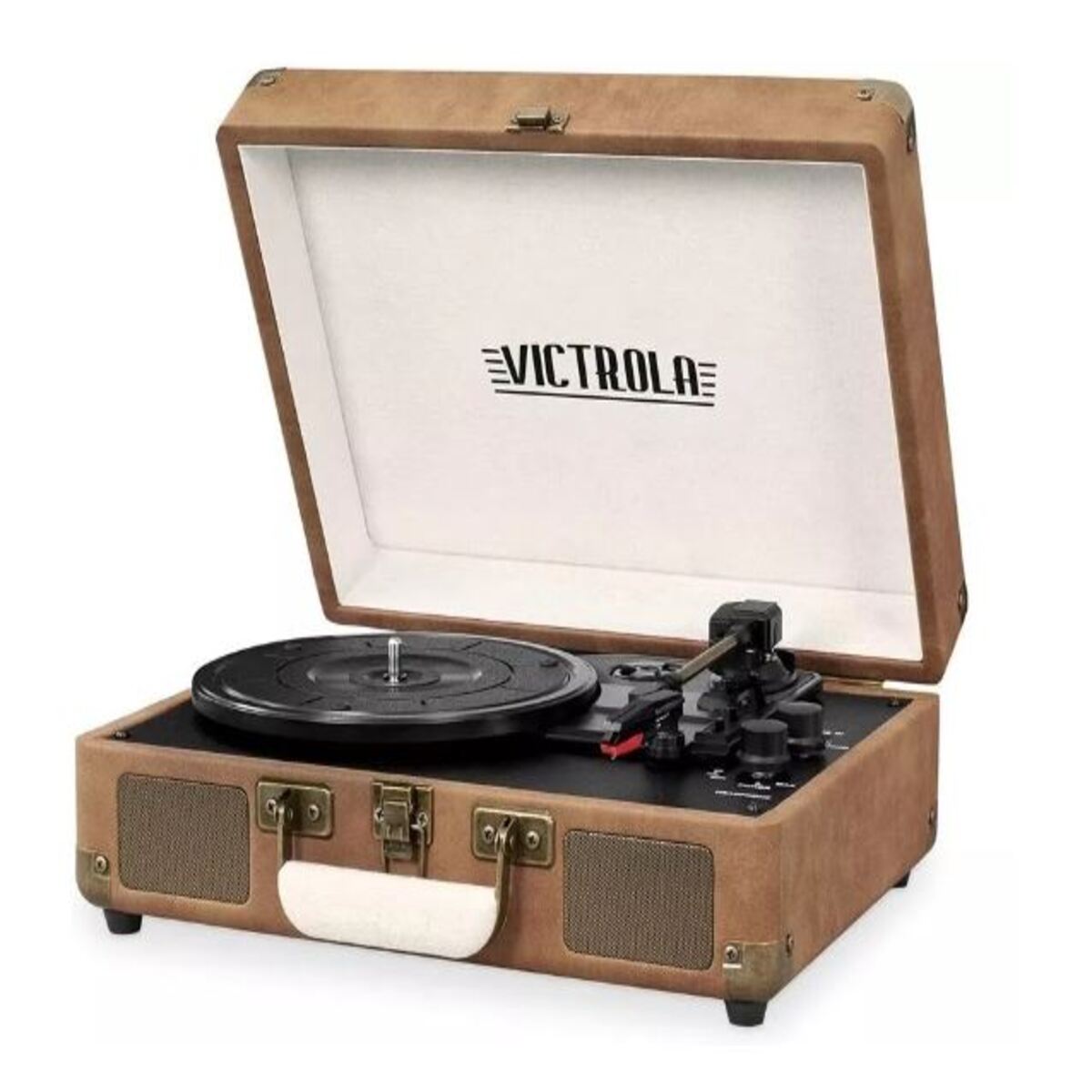 Victrola Portafolio Tocadiscos De Acetato Vintage Estilo Alta Calidad