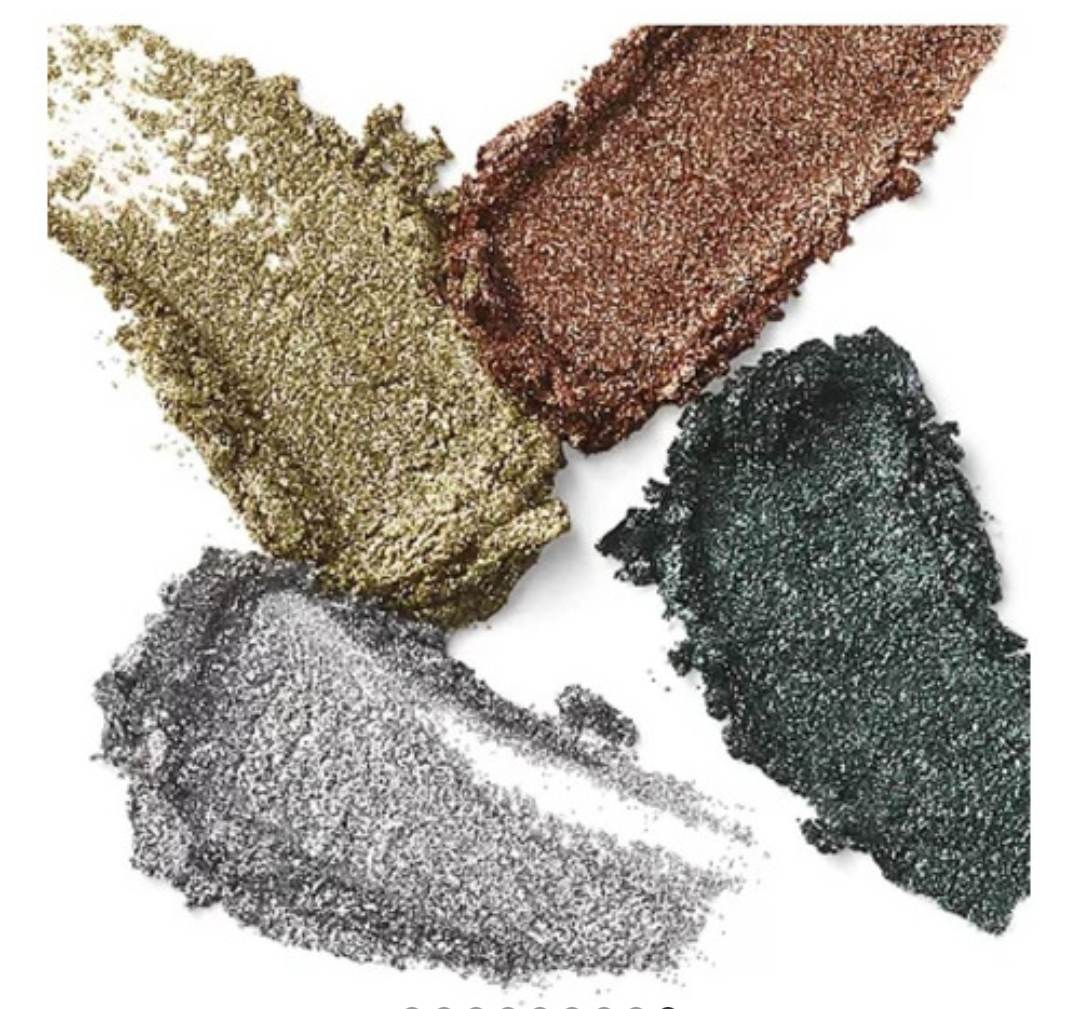 Paleta De 4 Sombras Glitter,originales De Sephora Clean 