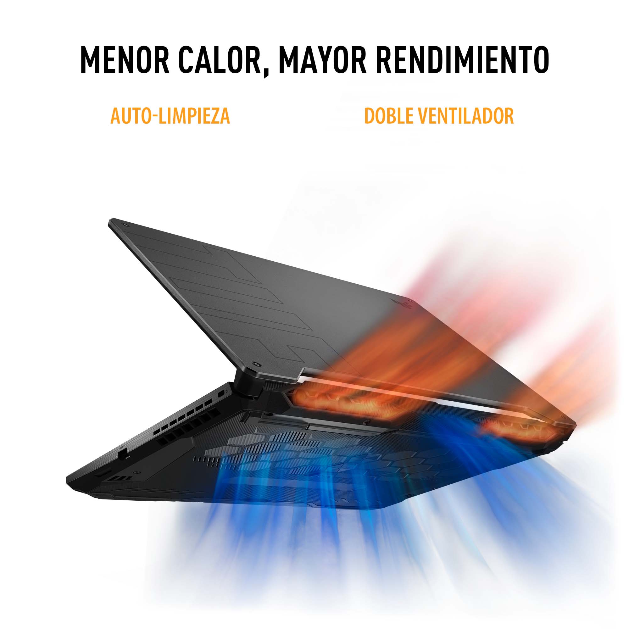 Laptop ASUS TUF Gaming A15 AMD Ryzen 5 4600H 8GB 512GB SSD NVIDIA GeForce RTX3050 Gris + Mouse FA506IC-HN073W