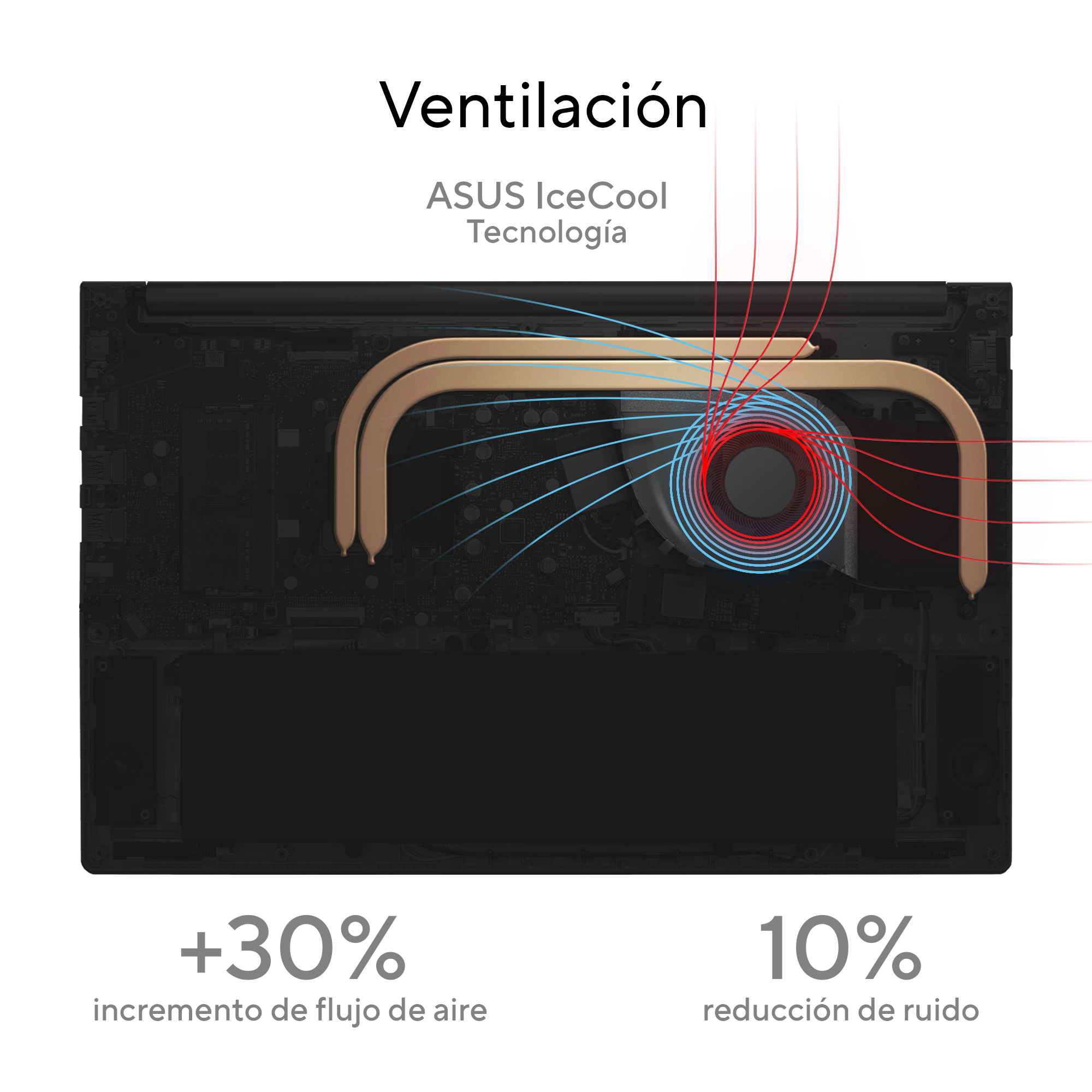 Laptop ASUS Vivobook 16 AMD Ryzen 7 5800H 16GB 512GB SSD Plata D1603QA-MB057W