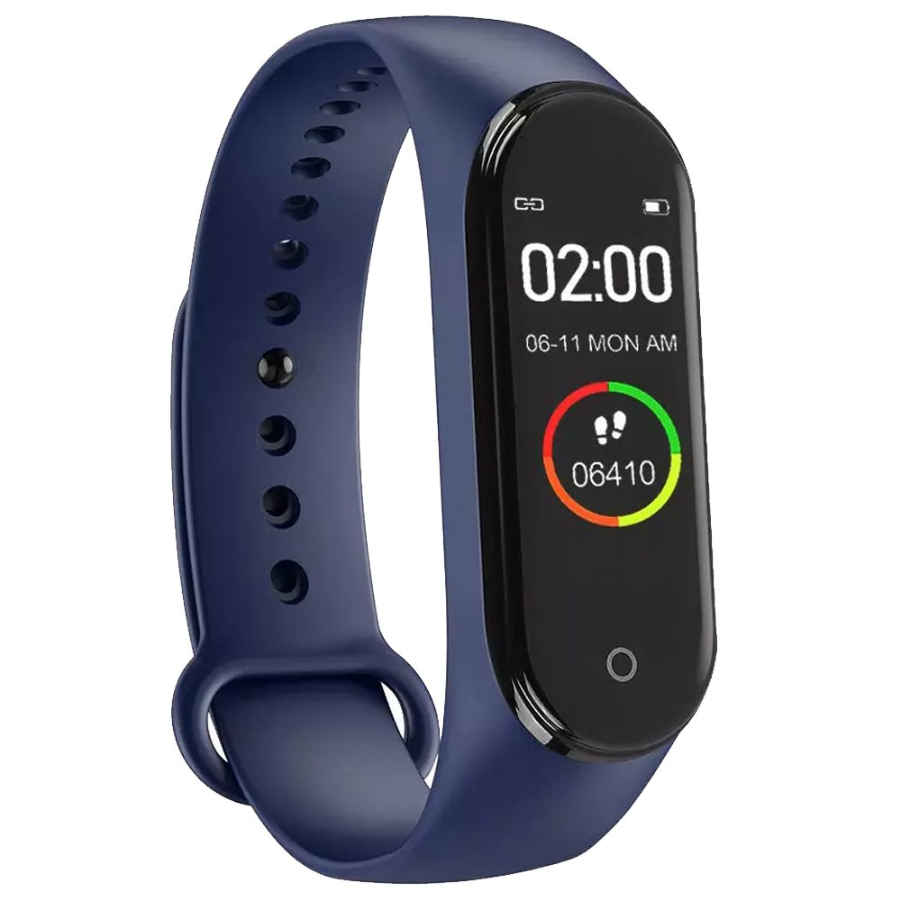 Reloj Smart Watch M4 Smartband Pulsera Deportivo Azul