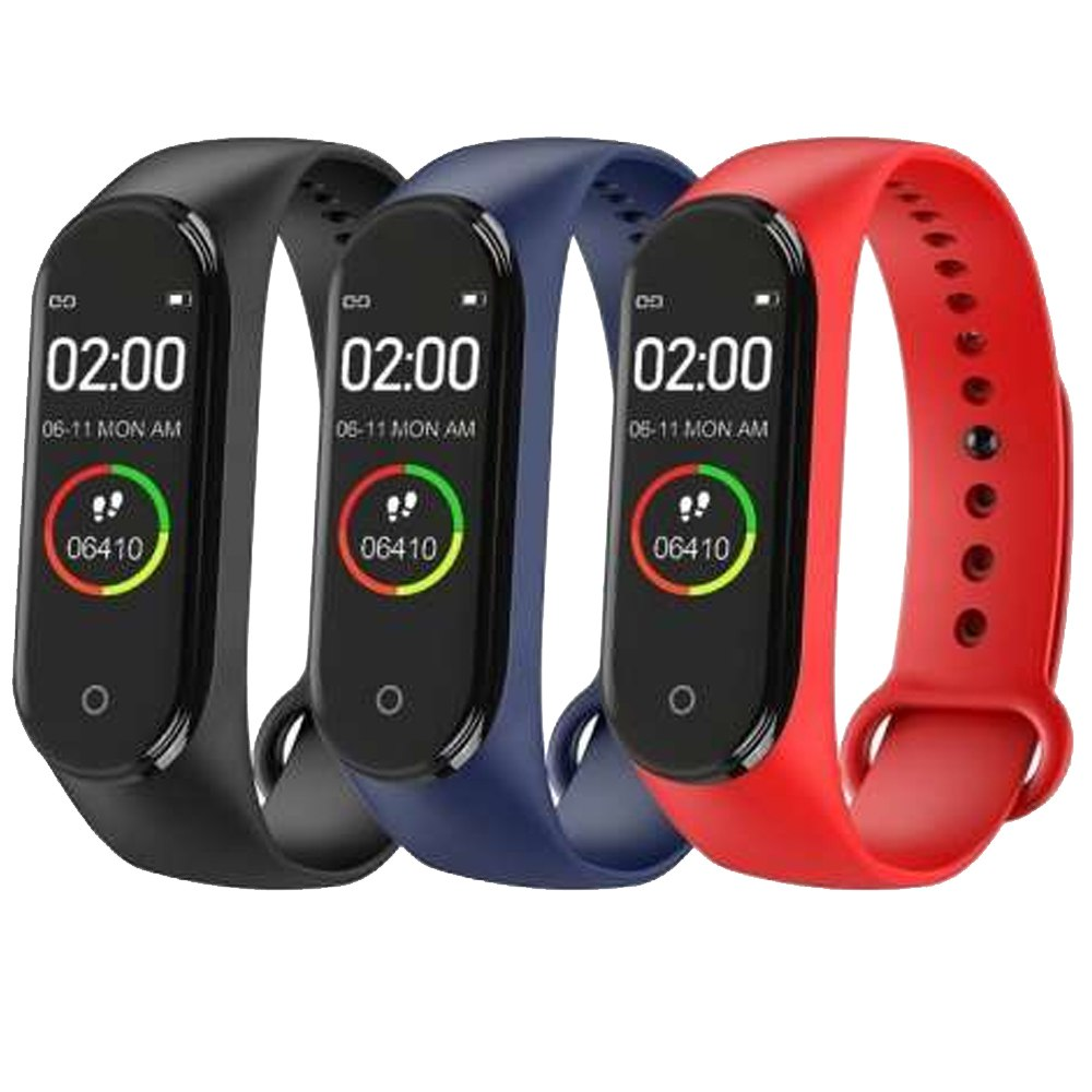 Reloj Smart Watch M4 Smartband Pulsera Deportivo Azul