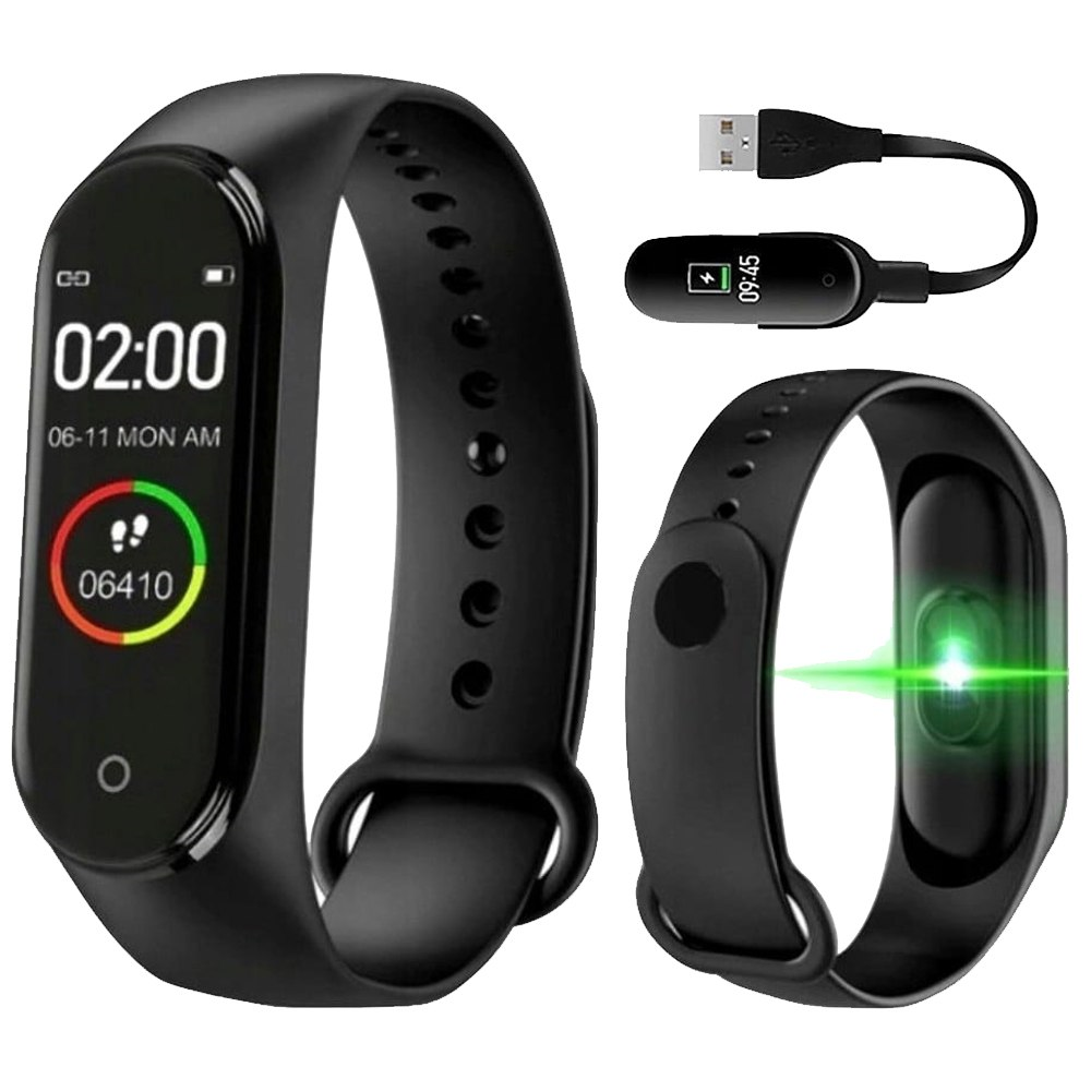 Reloj Smart Watch M4 Smartband Pulsera Deportivo Azul