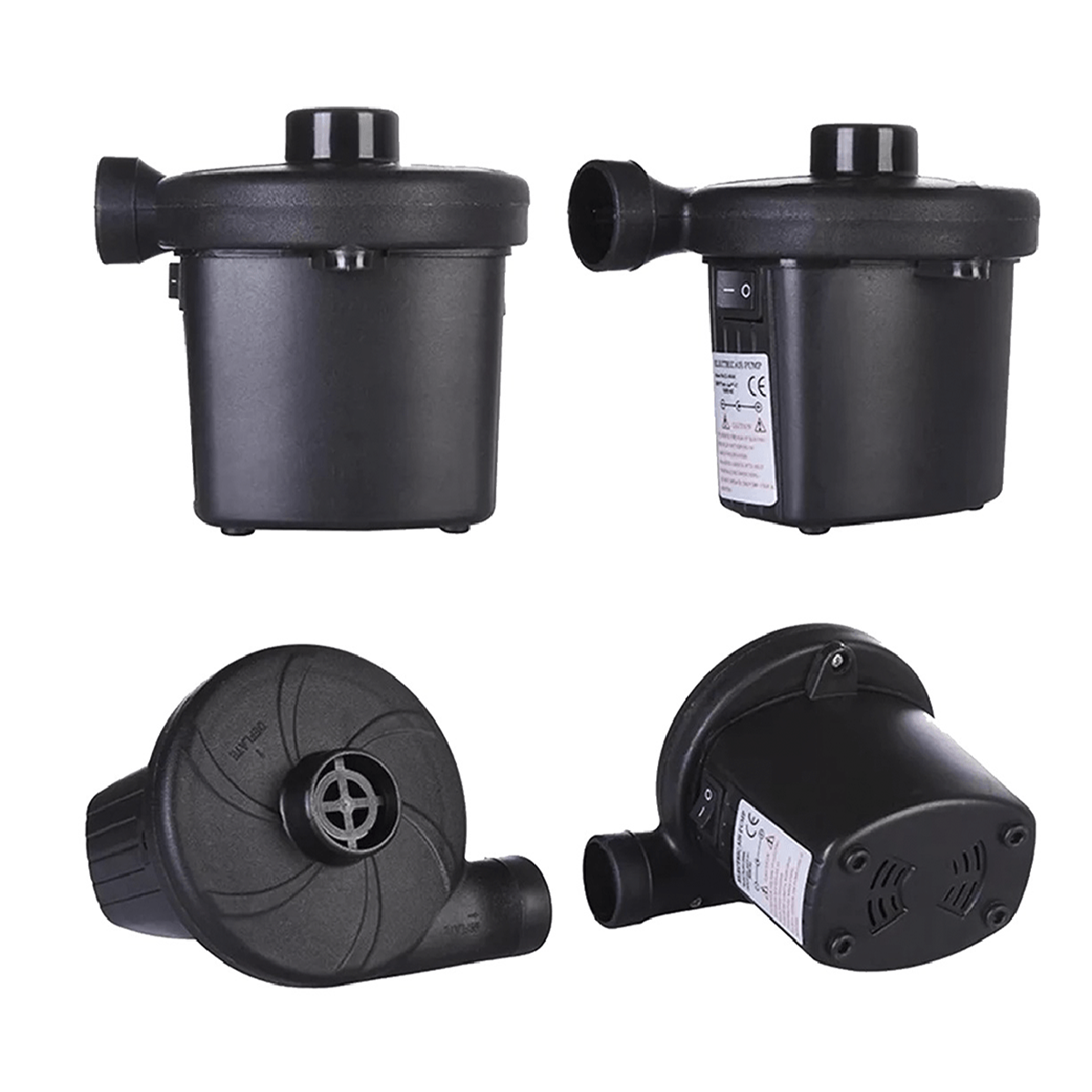 Bomba de Aire eléctrica Archy 2 en 1 Inflar Desinflar Hogar Enchufe y Cargador de Auto 3 tamaños de Boquilla Bombeo rápido Inflador Sofá Inflable alberca Inflable Juguetes Inflables