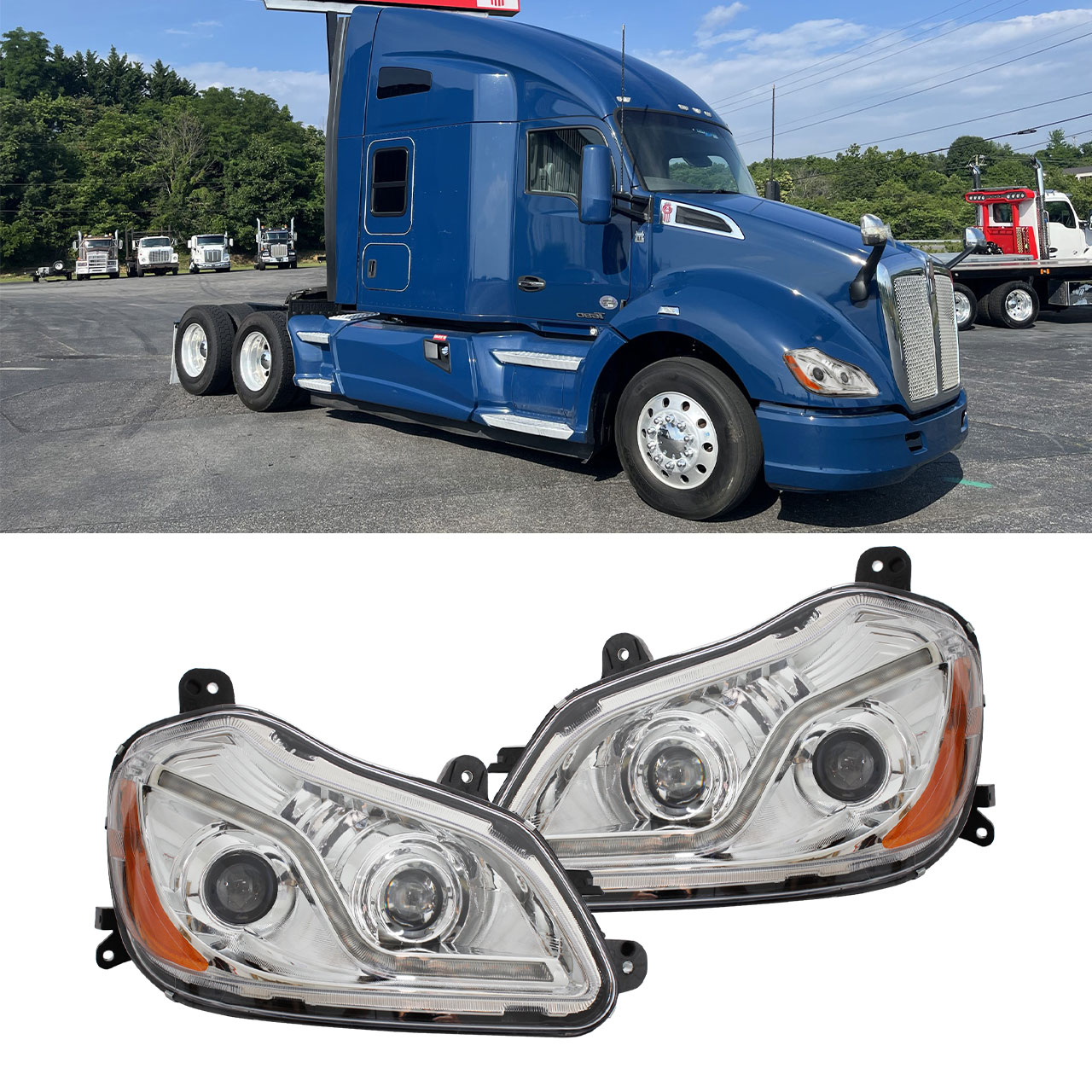 Par Faro Unidad Deportiva Kenworth T680 14-17 Performance Led
