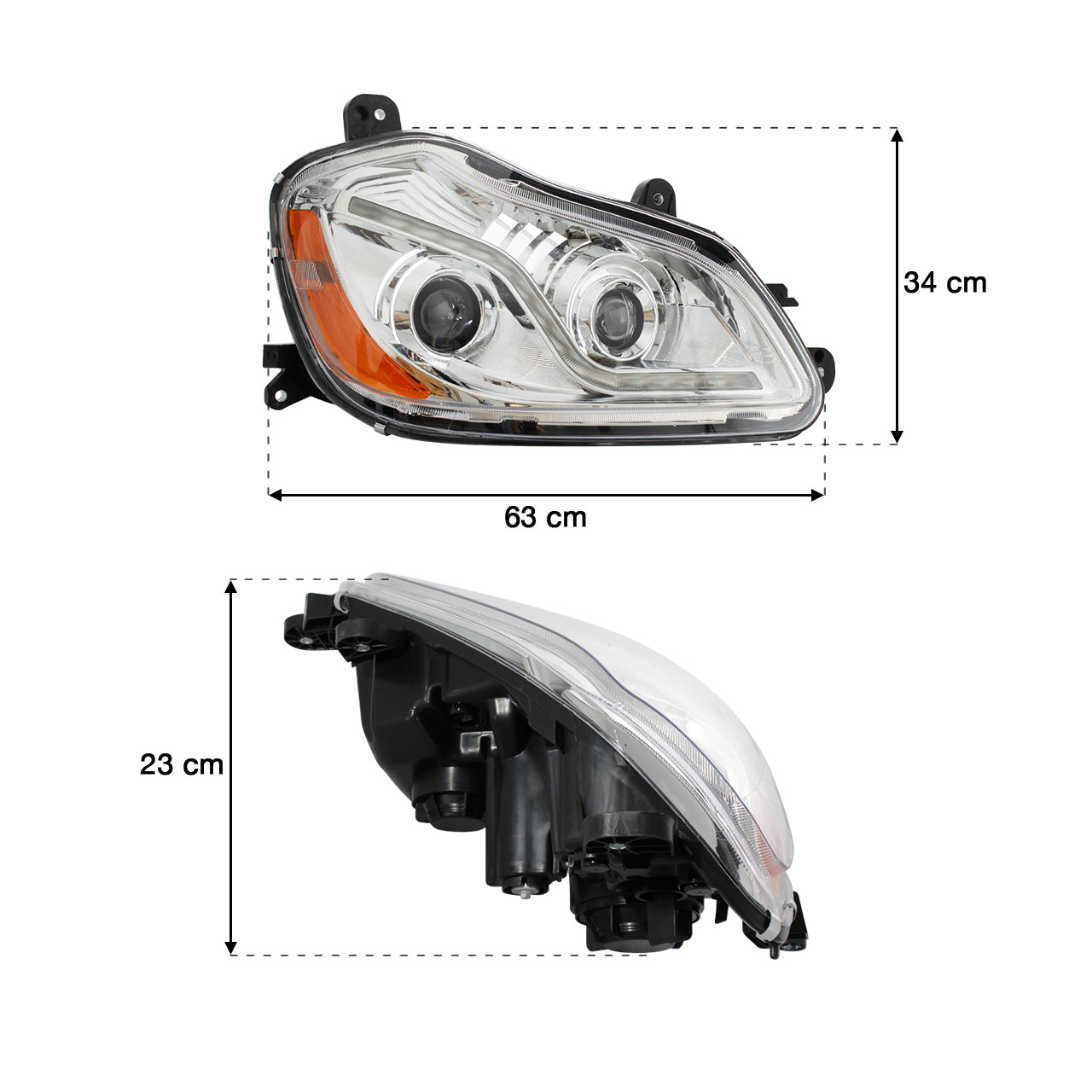 Par Faro Unidad Deportiva Kenworth T680 14-17 Performance Led