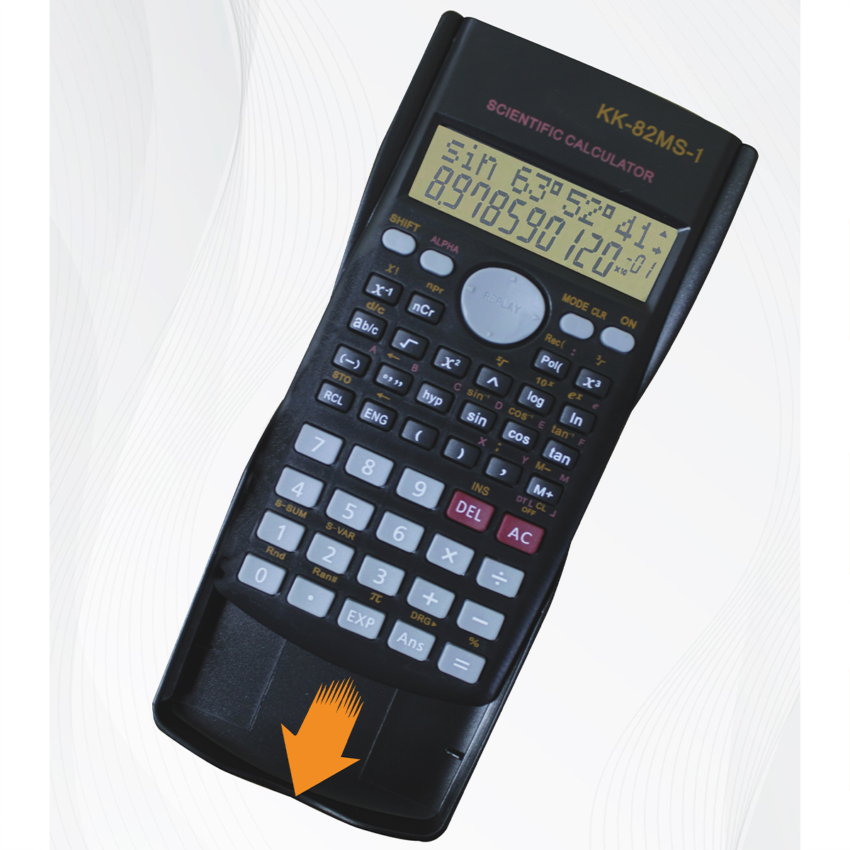Calculadora Cientifica Archy 240 Funciones 10 +2 Digitos 2 Lineas en Pantalla LCD 82MS con Cubierta Protectora para Estudiantes Oficina Matemática Alumno Profesor (KK82MS1)