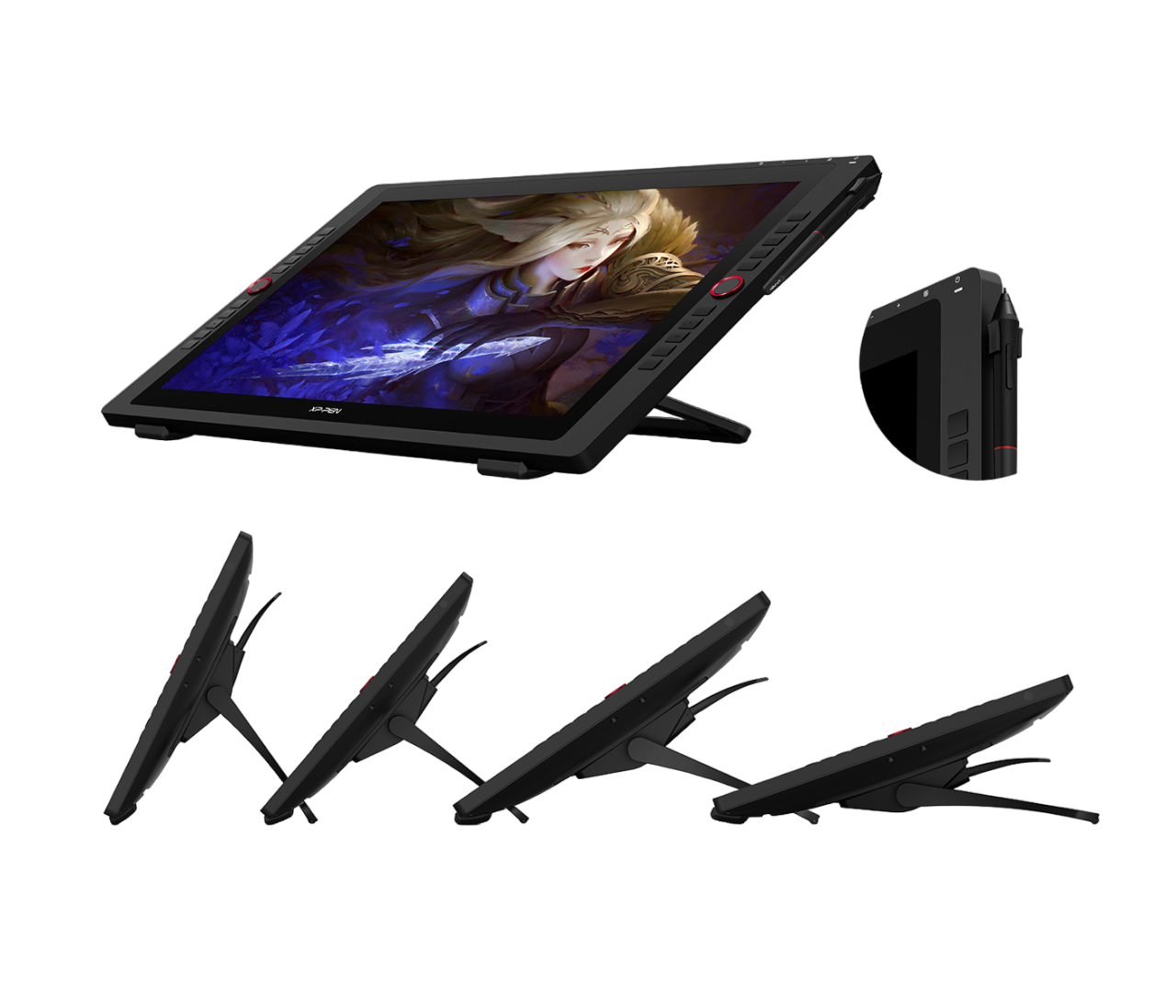 Tableta Grafica Con Pantalla Xp-pen Artist 24 Pro Color Negro 24 pulgadas